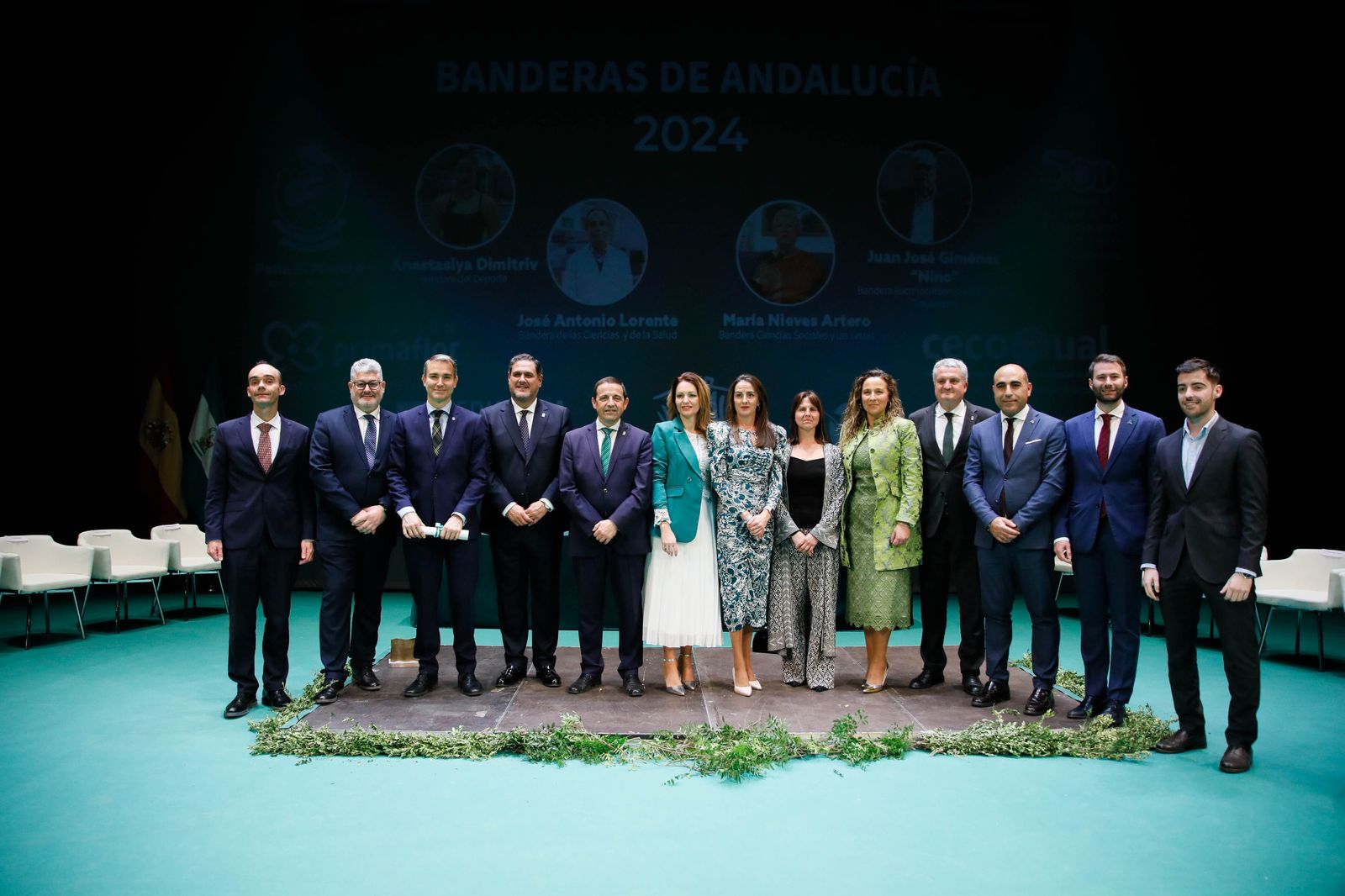 Imágenes de las entregas de las banderas de Andalucía