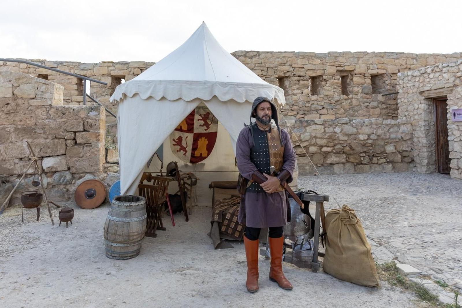 Moradores del Castillo de Jaén, recreación histórica de la Edad Media en el Cerro de Santa Catalina