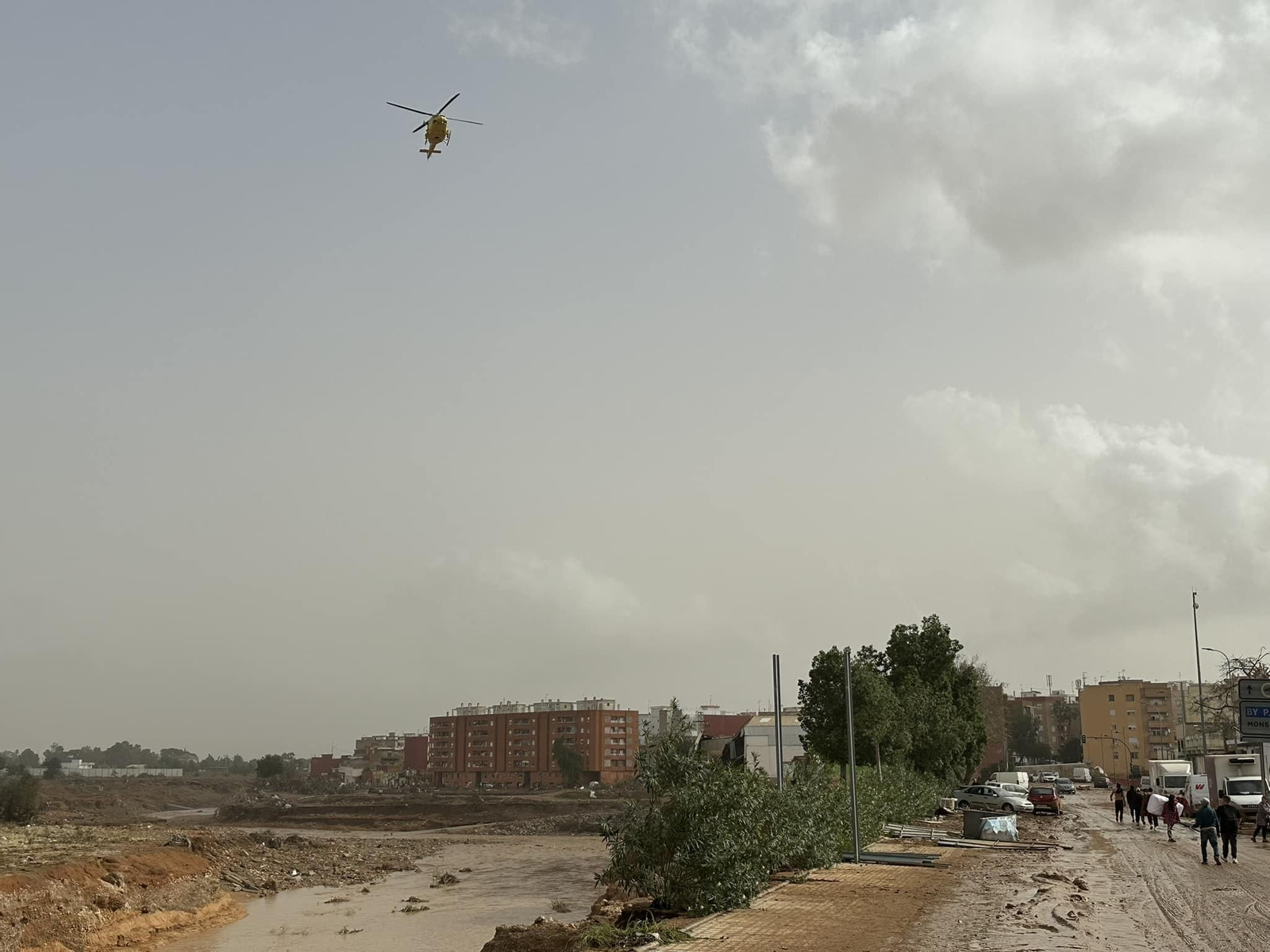 La riada ha destrozado las calles de Torrente.