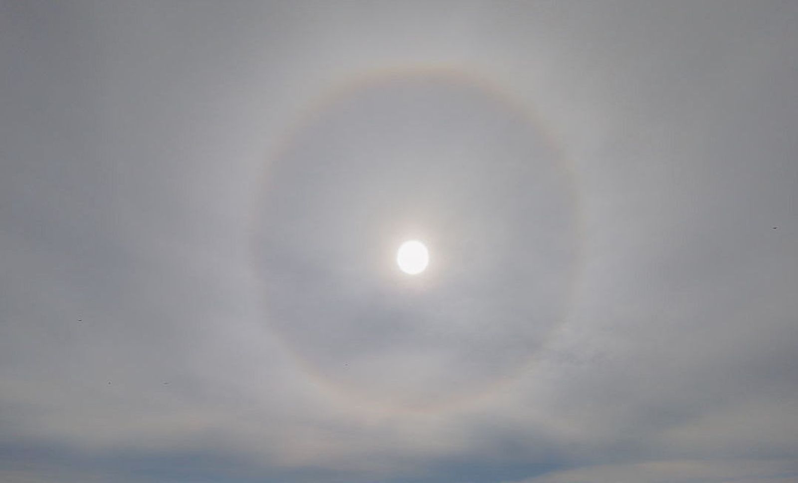 El bello y curioso fenómeno óptico que se deja ver en Huelva