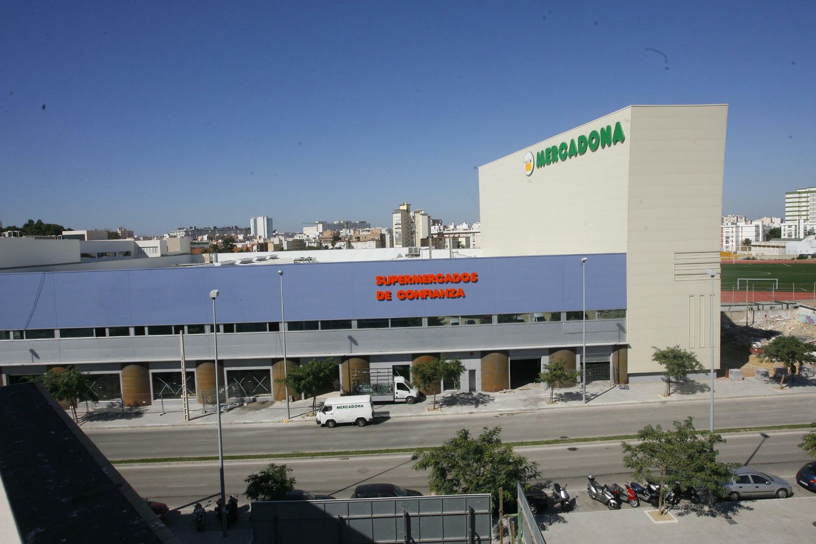 El centro de Mercadona en Puntales