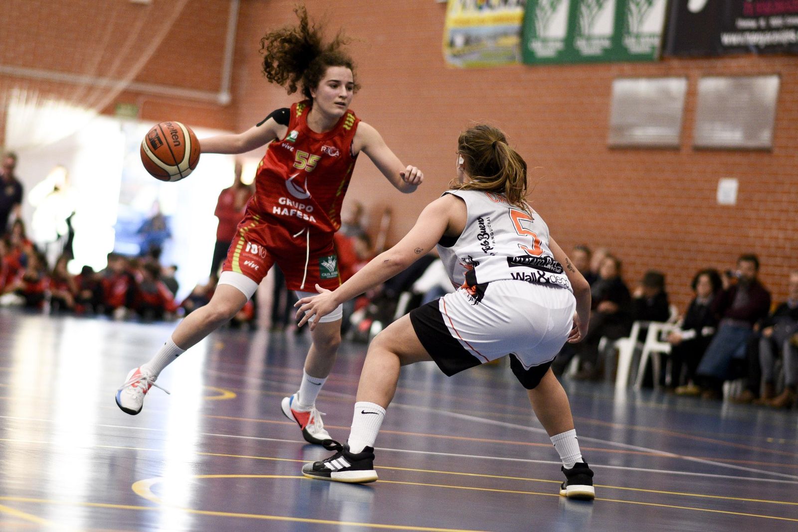 Andrea Alcántara, aún con la camiseta del Ramón y Cajal.