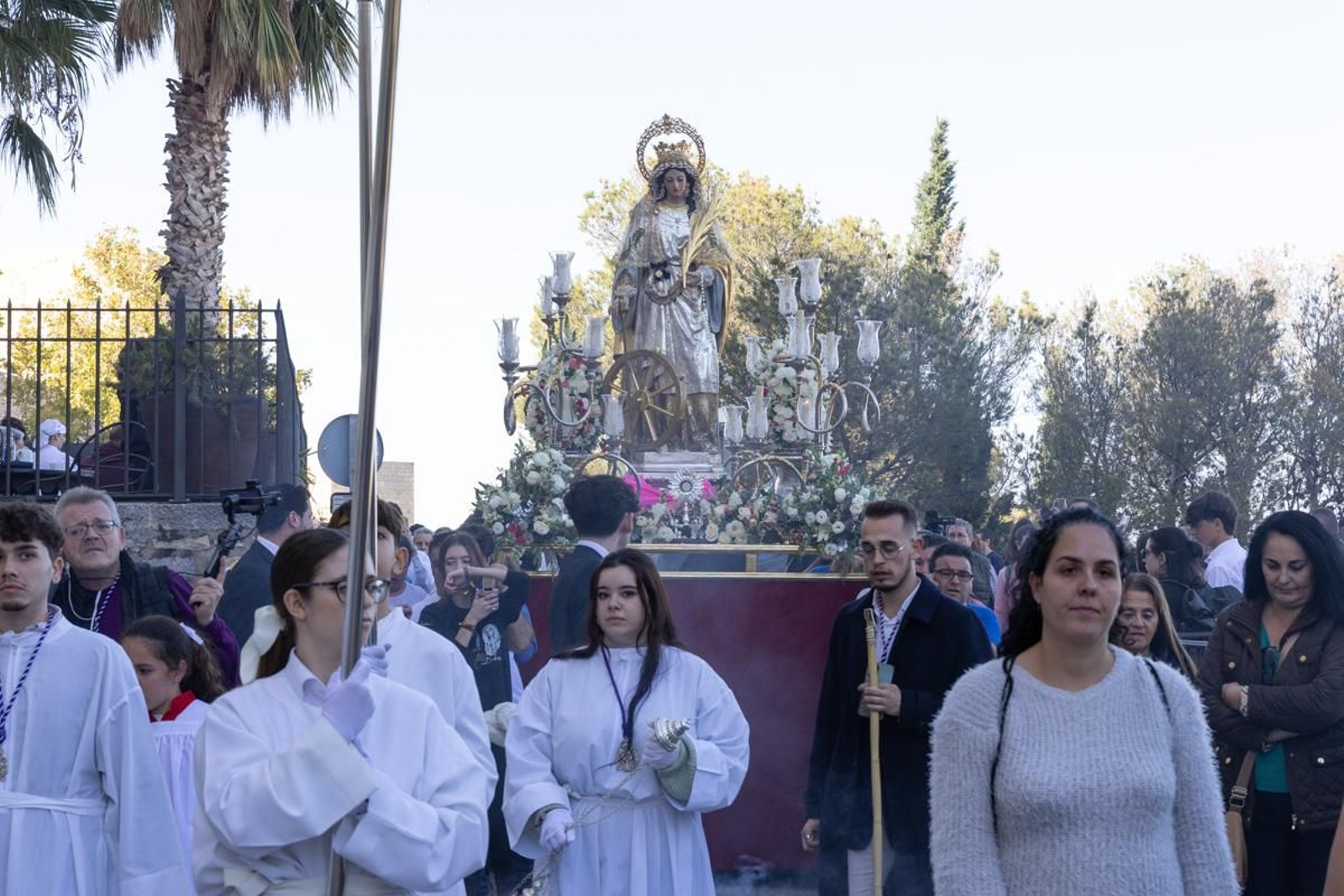 Romería en honor a Santa Catalina, en imágenes
