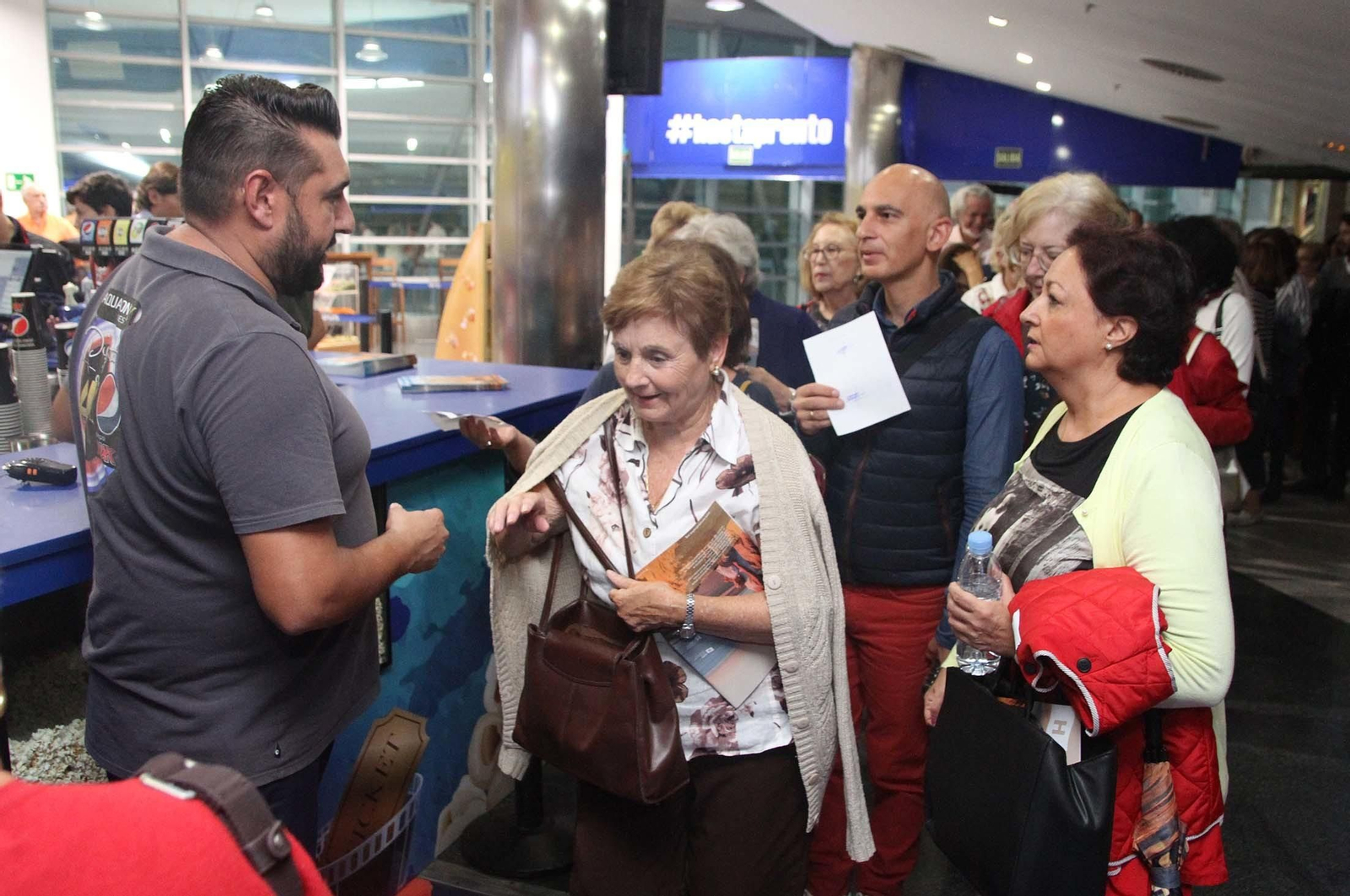 Imágenes de la proyección de la película Bernarda en CineBox Aqualon