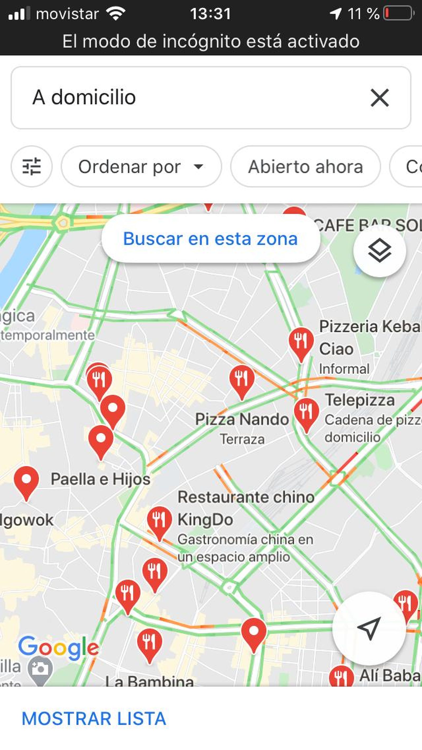 Comida a domicilio Sevilla.