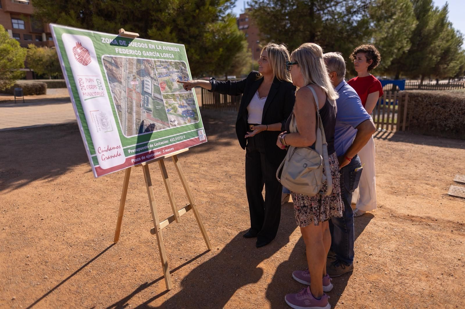 Carazo ha presentado la nueva zona de juegos.