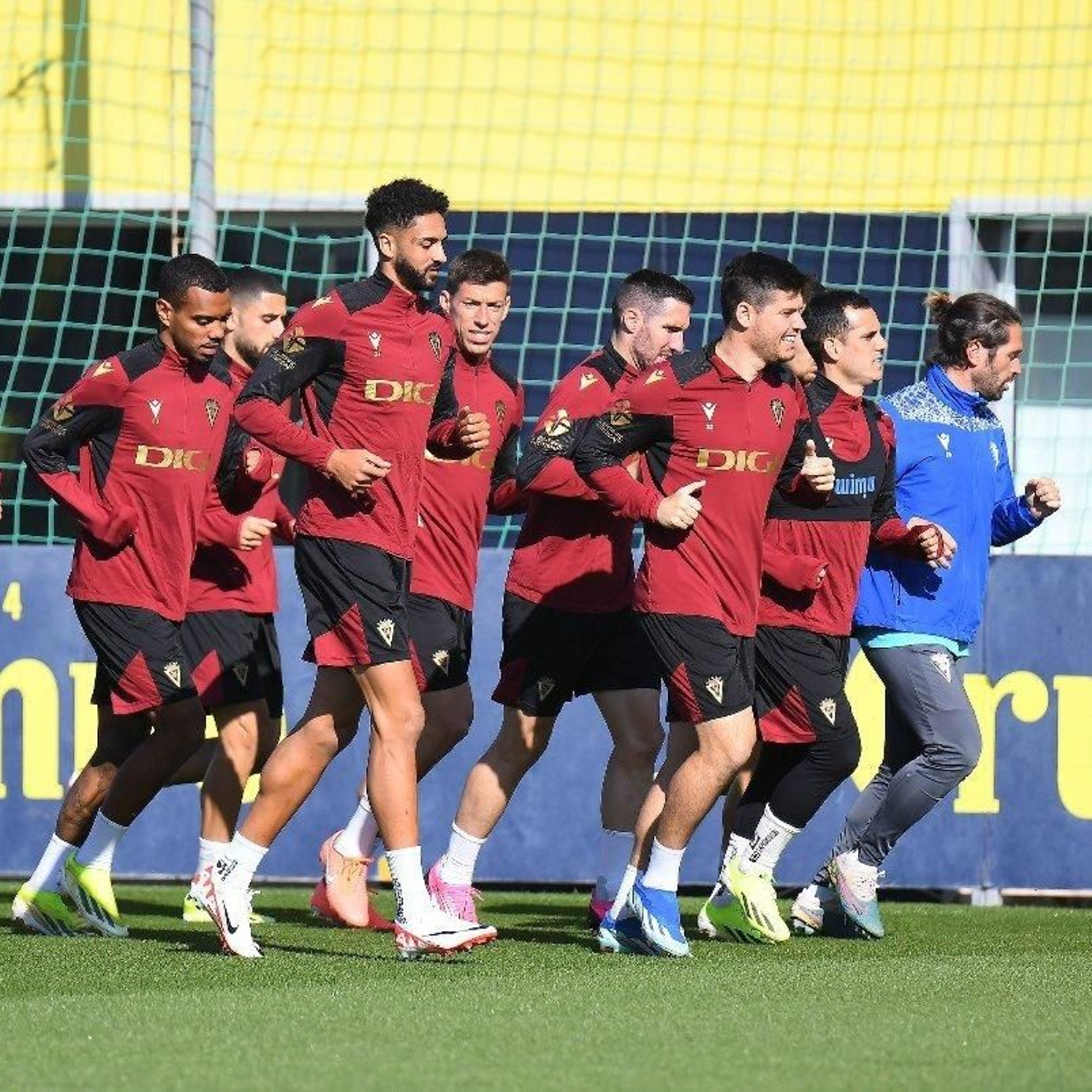 Jugadores en un entrenamiento.