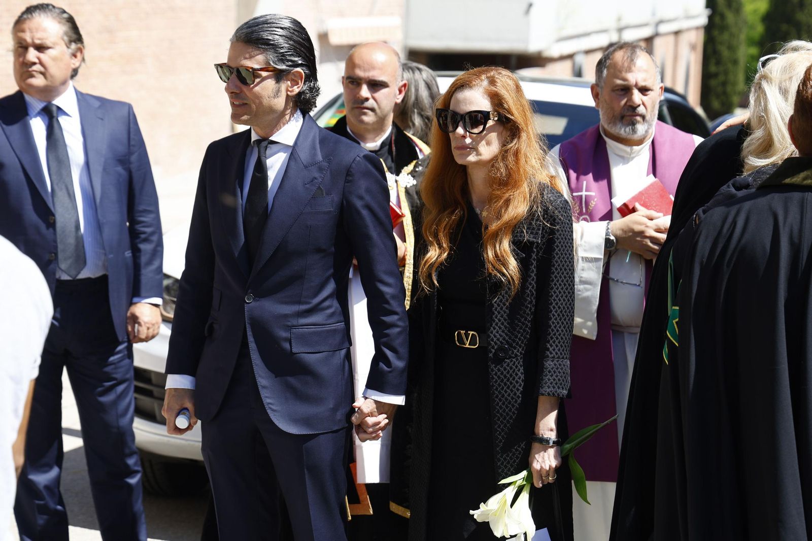 Familiares y amigos despiden a Francisco de Borbón y Escasany, duque de Sevilla: todas las fotos