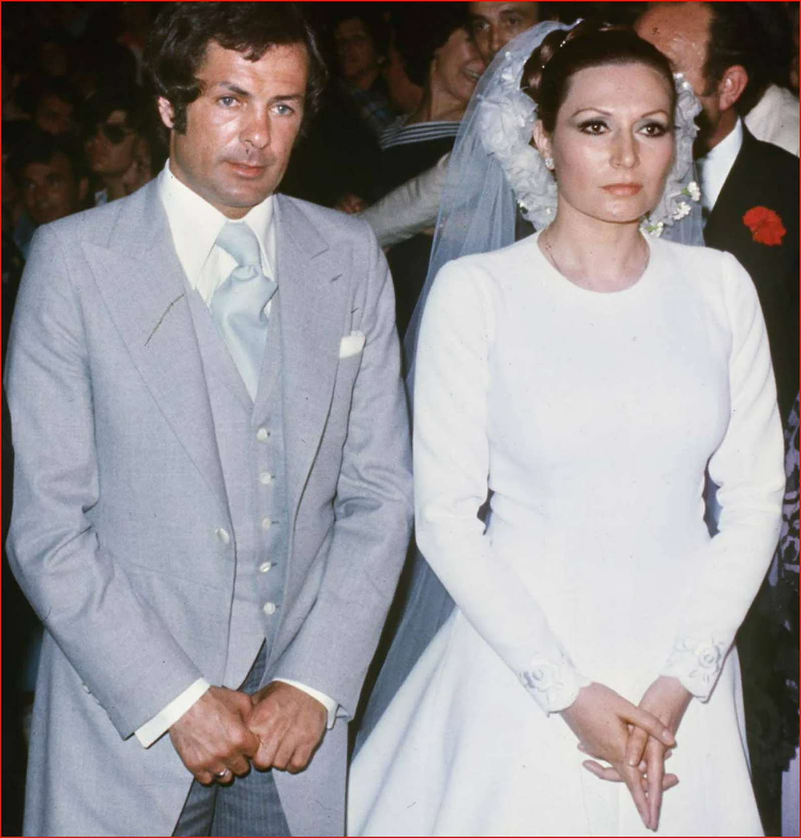 3. Pedro Carrasco y Rocío Jurado se casaron en 1976.