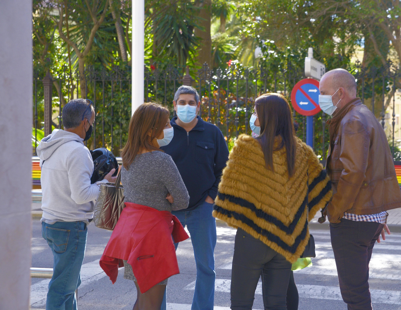 Fotos de ambiente de las calles en La Línea