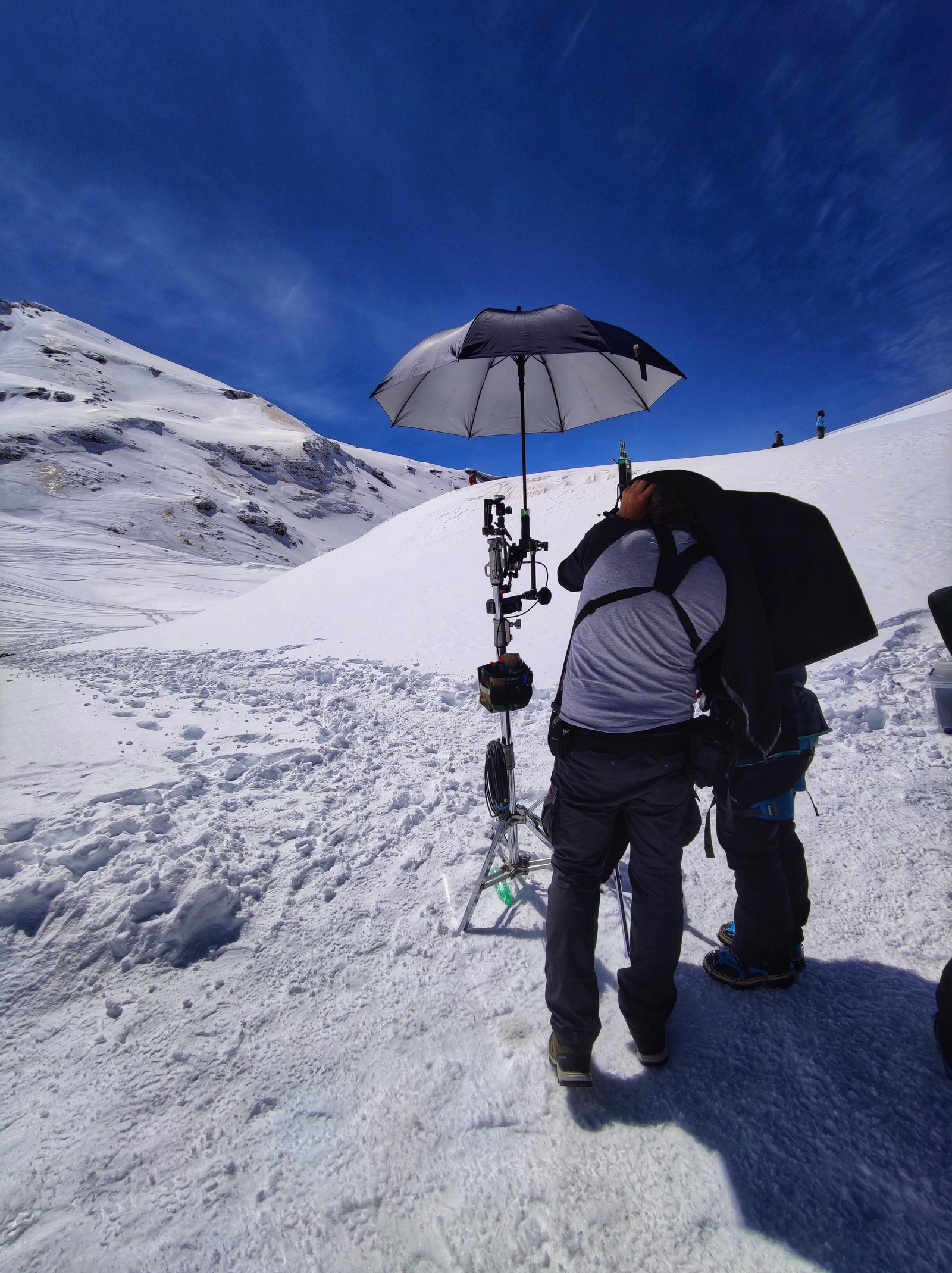 Así se rodó 'La sociedad de la nieve' en Sierra Nevada.