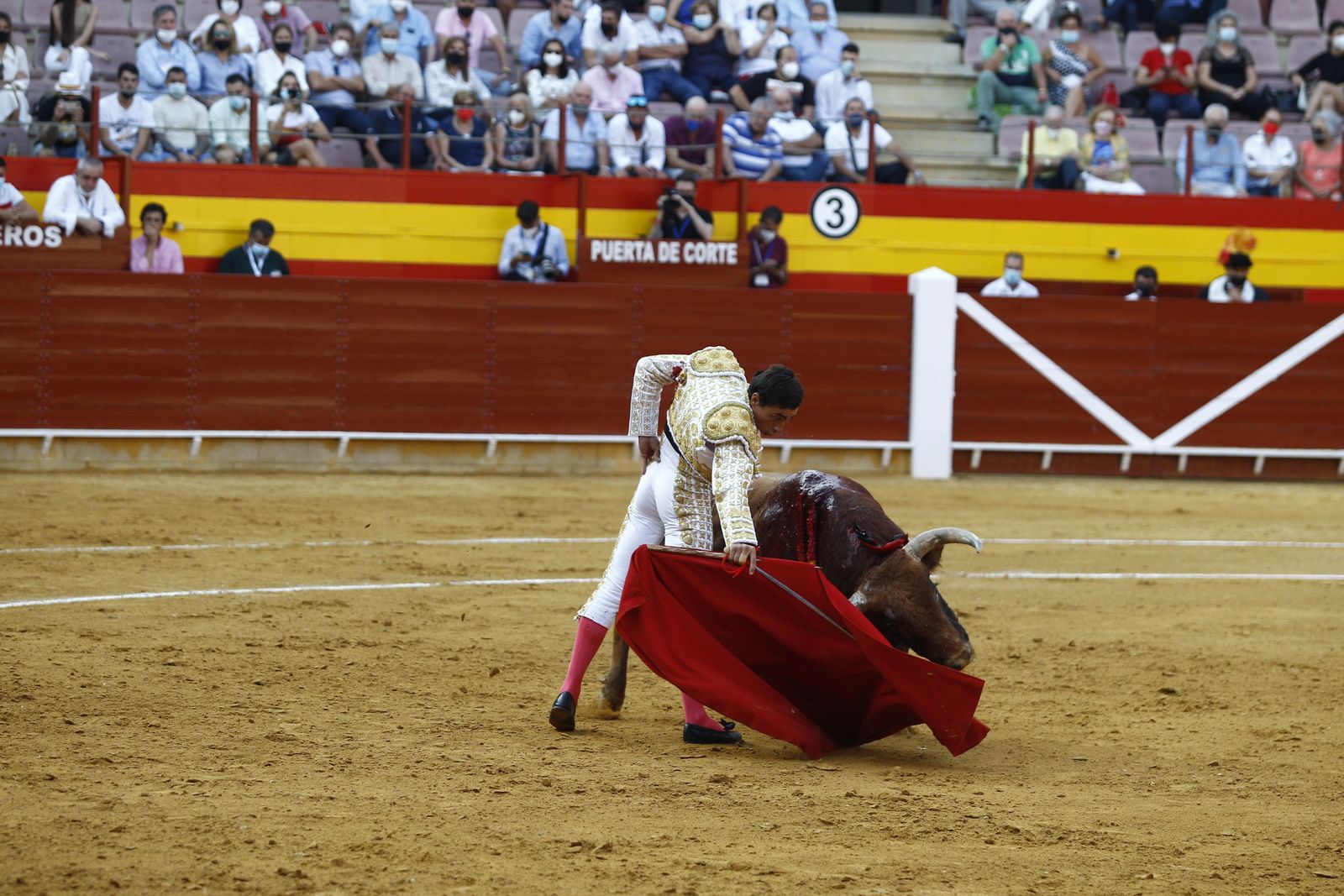 Fotogalería corrida de toros. Cayetano Rivera, Paco Ureña y Roca Rey. Roquetas de Mar.