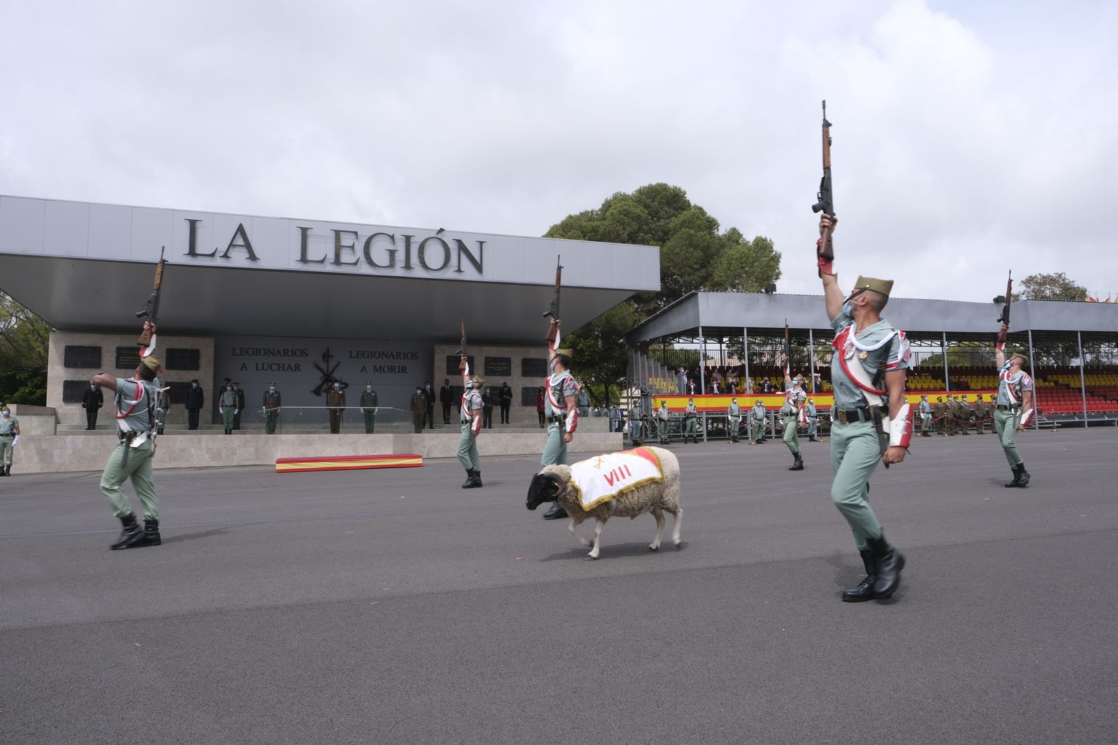 Fotogalería toma de posesión del General Melchor Marín Elvira. La Legión. Almería