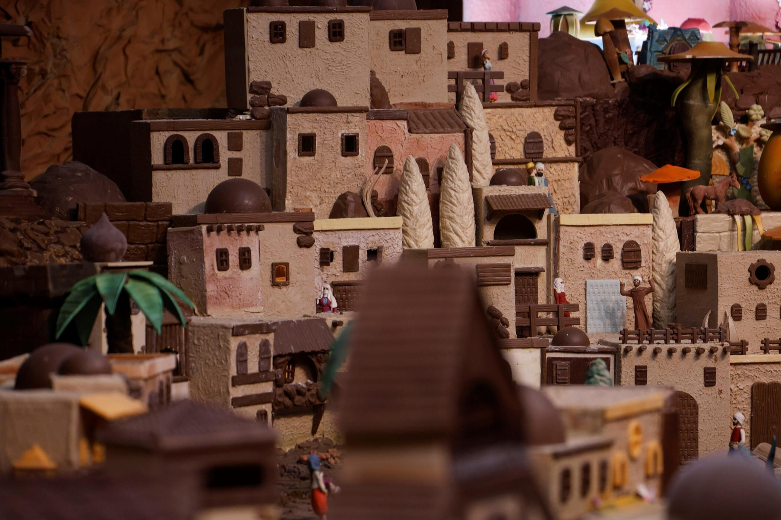 El belén de chocolate de Rute, al detalle en estas fotos