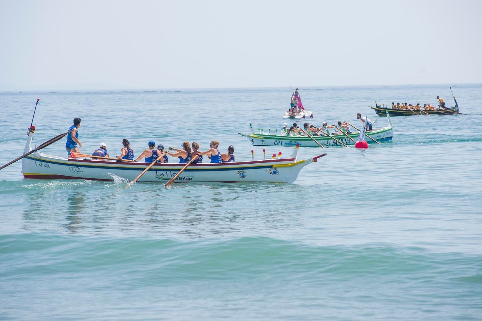 Un torneo de jábegas en una imagen de archivo.