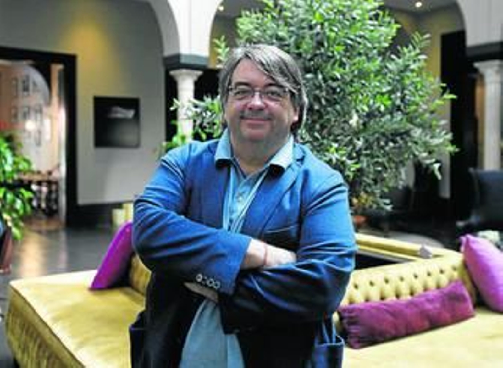 El periodista y escritor Jesús Ruiz Mantilla, el pasado miércoles en Sevilla.