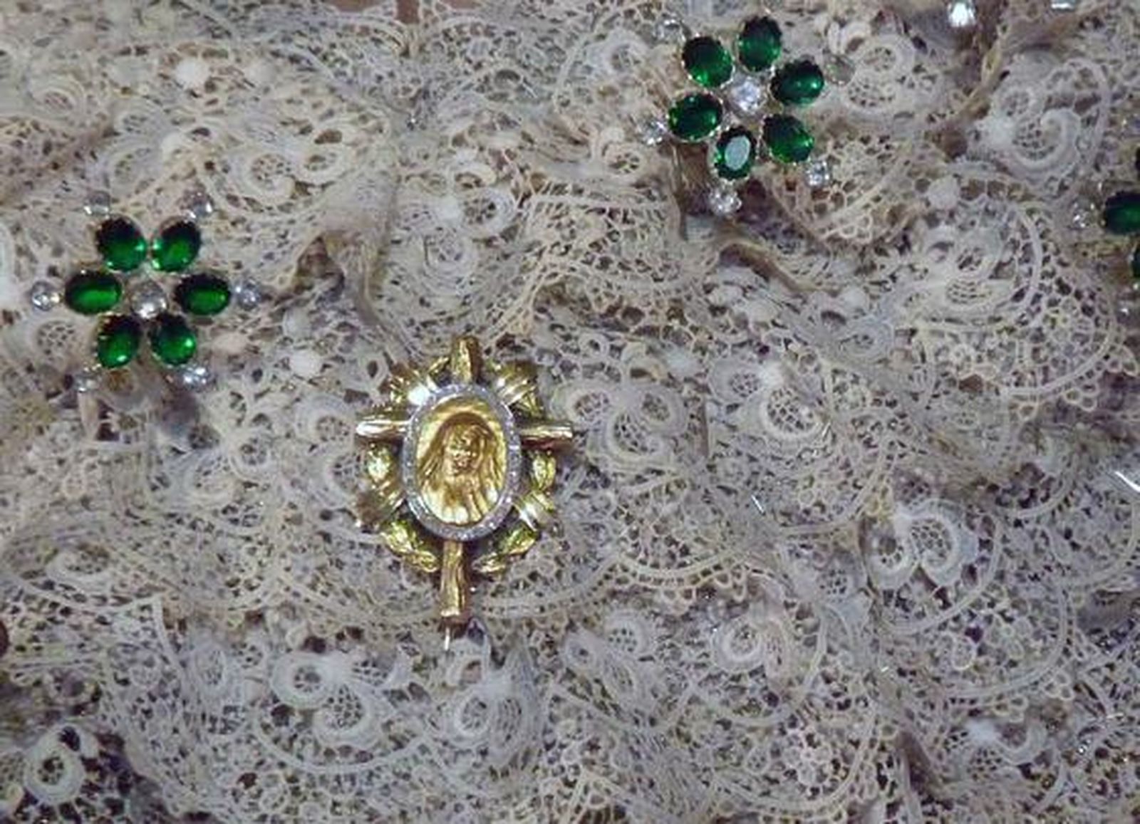 Detalle de la medalla de Madre María de la Purísima.

Foto: Ruesga Bono