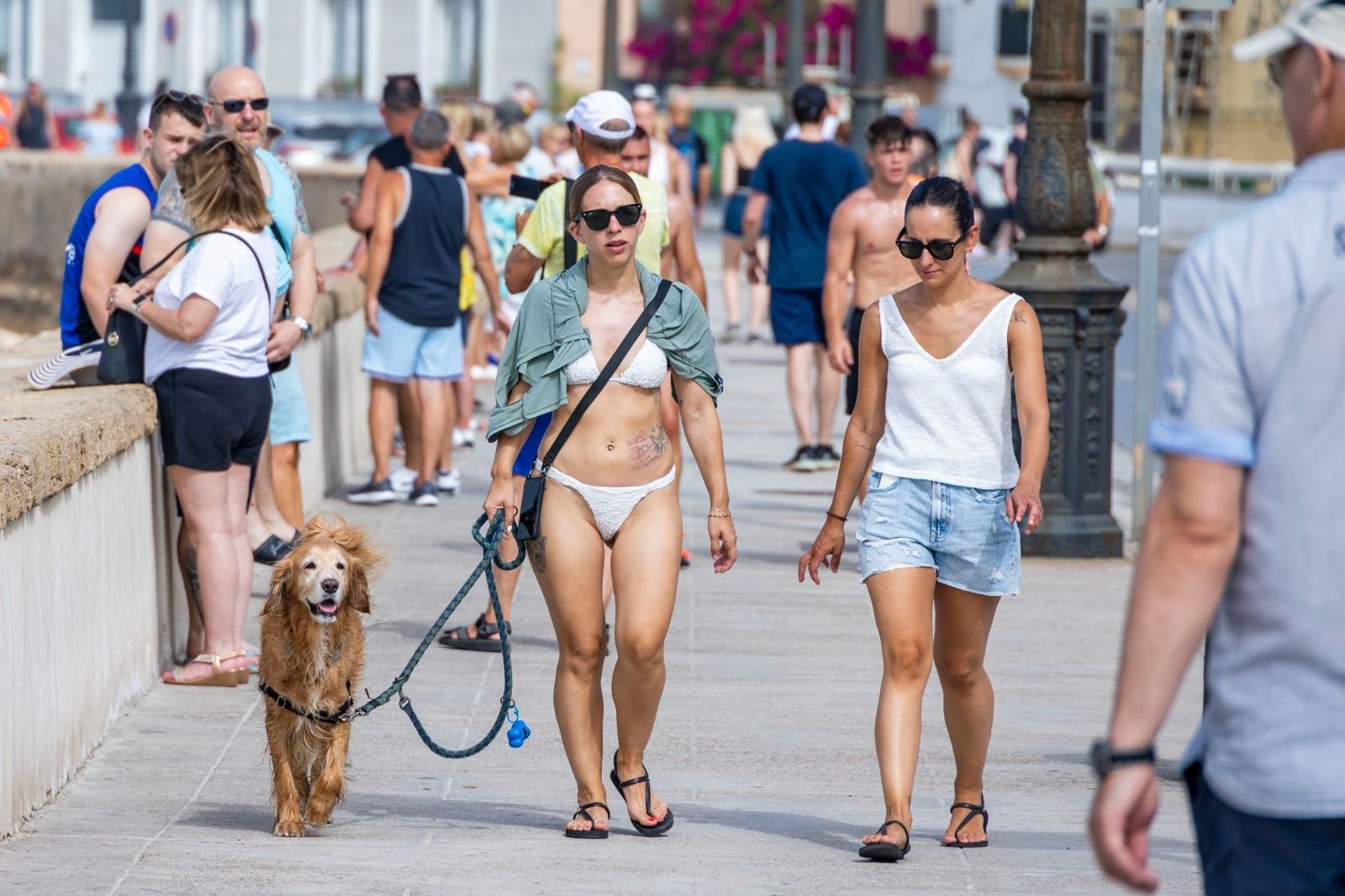 Las imágenes de la ola de calor en Cádiz