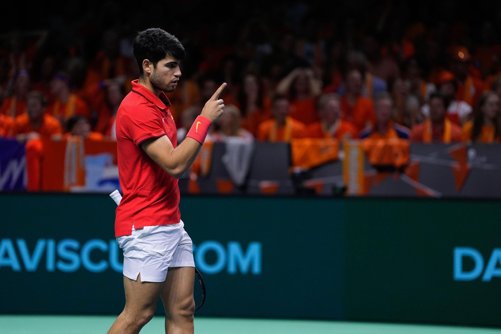 Las fotos de la derrota de España en el dobles ante Países Bajos