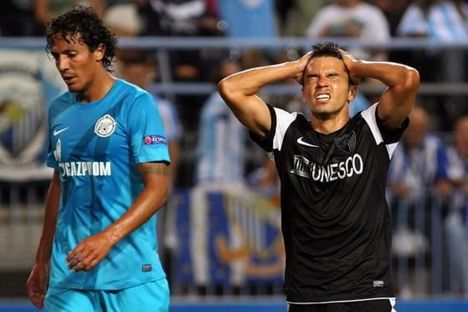 El estreno soñado del Málaga en la Champions, en fotos 

Foto: EFE