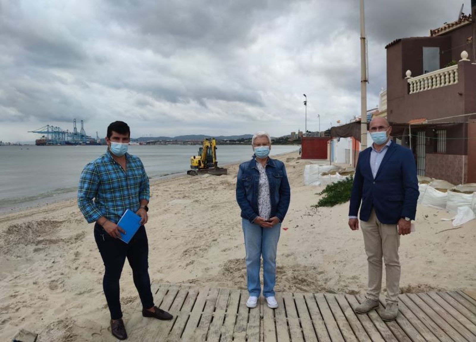 La visita de los concejales algecireños a El Rinconcillo.