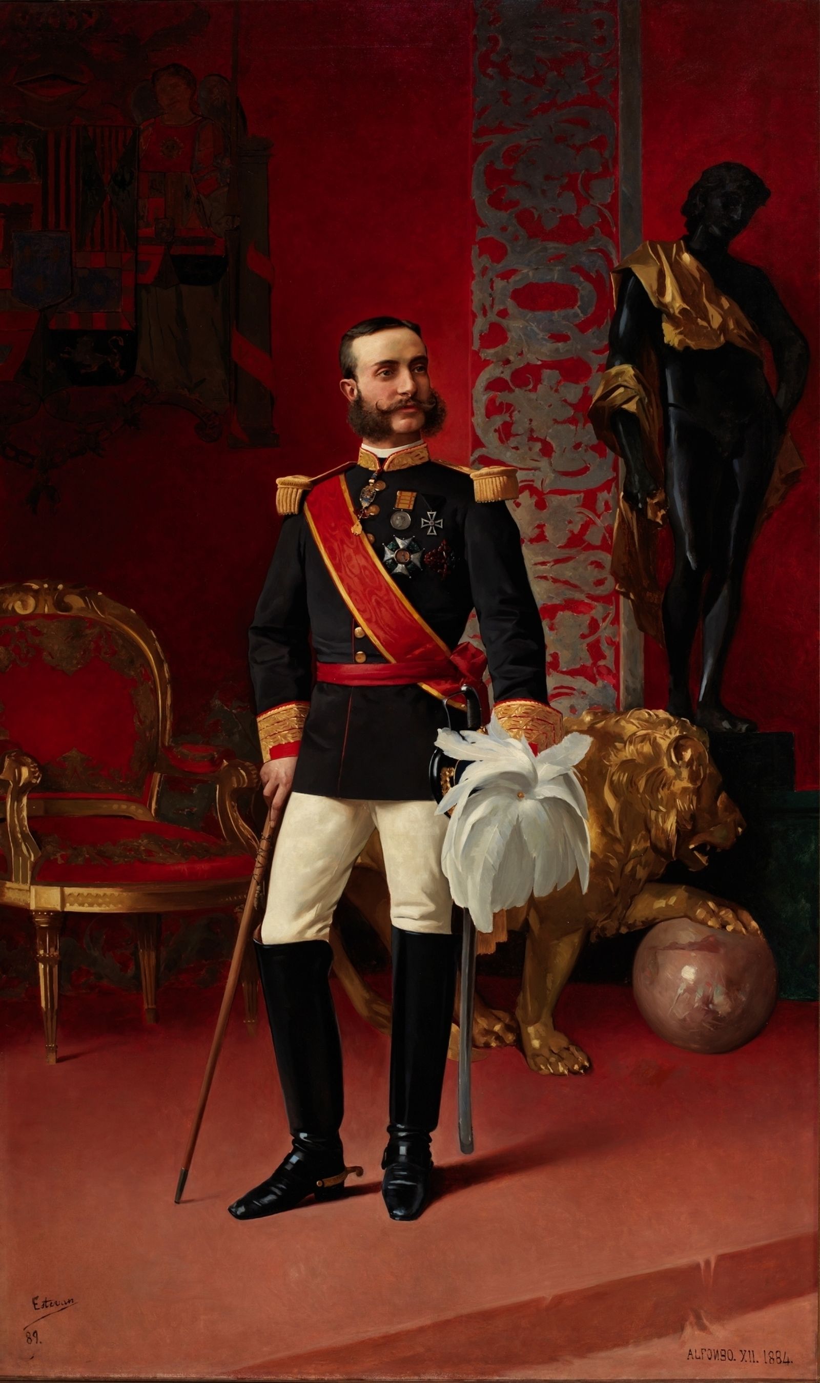 Retrato de Alfonso XII.