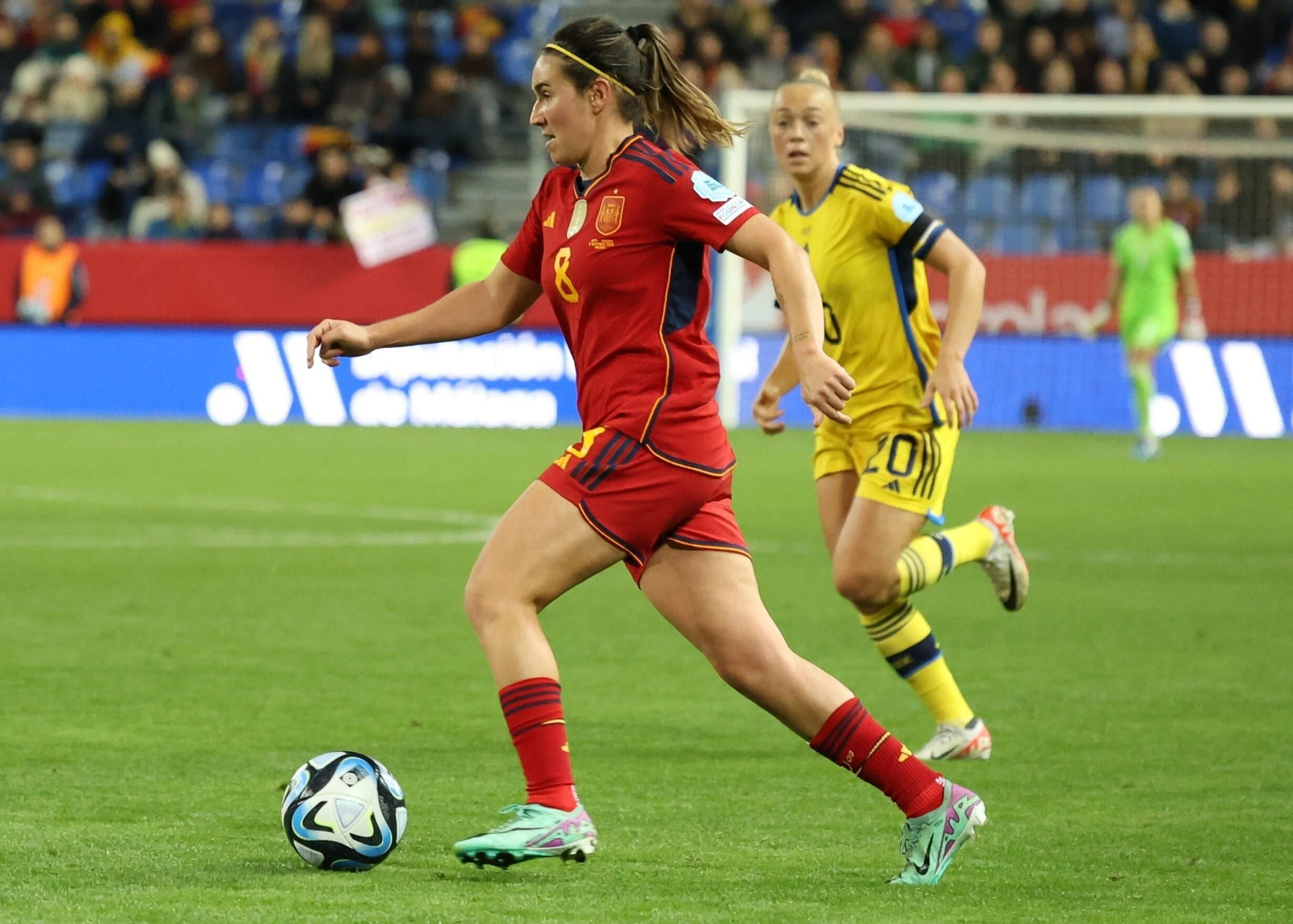 España-Suecia, en fotos