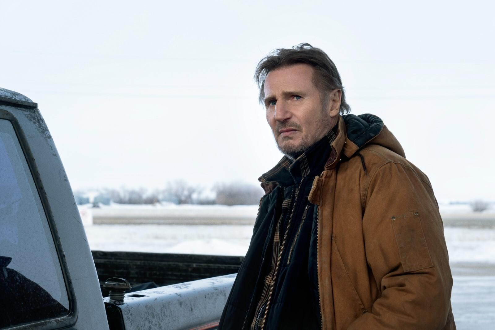 Liam Neeson, en un fotograma de 'Ice Road'.