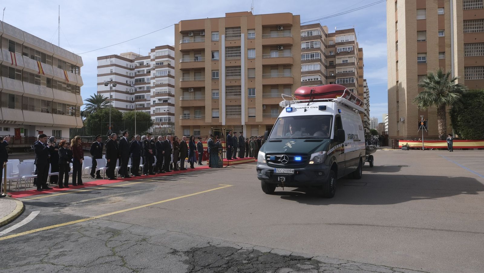 Las imágenes de la toma de posesión del nuevo coronel jefe de la Guardia Civil de Almería