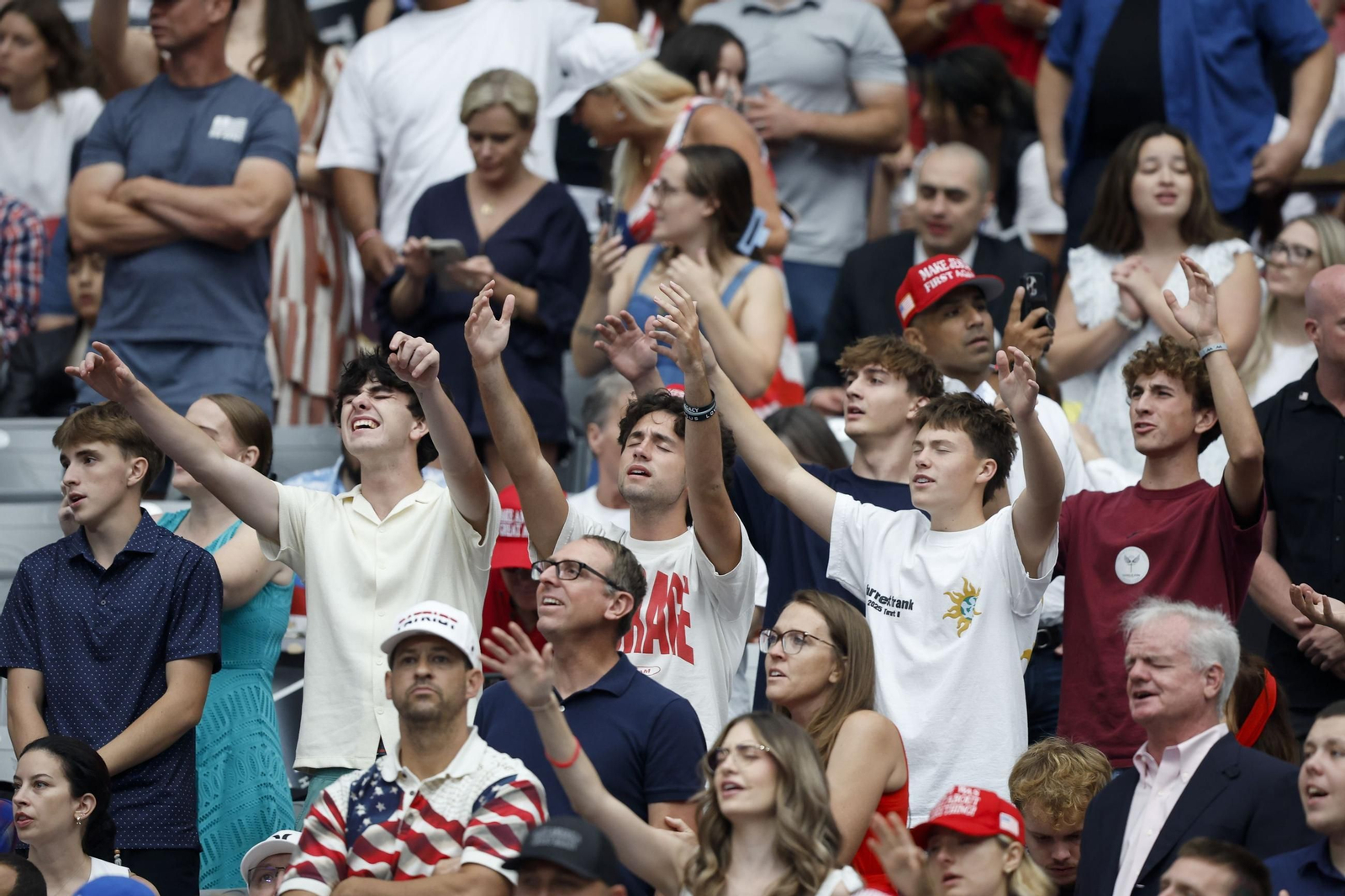 Las fotos de la despedida de los republicanos a Charlie Kirk