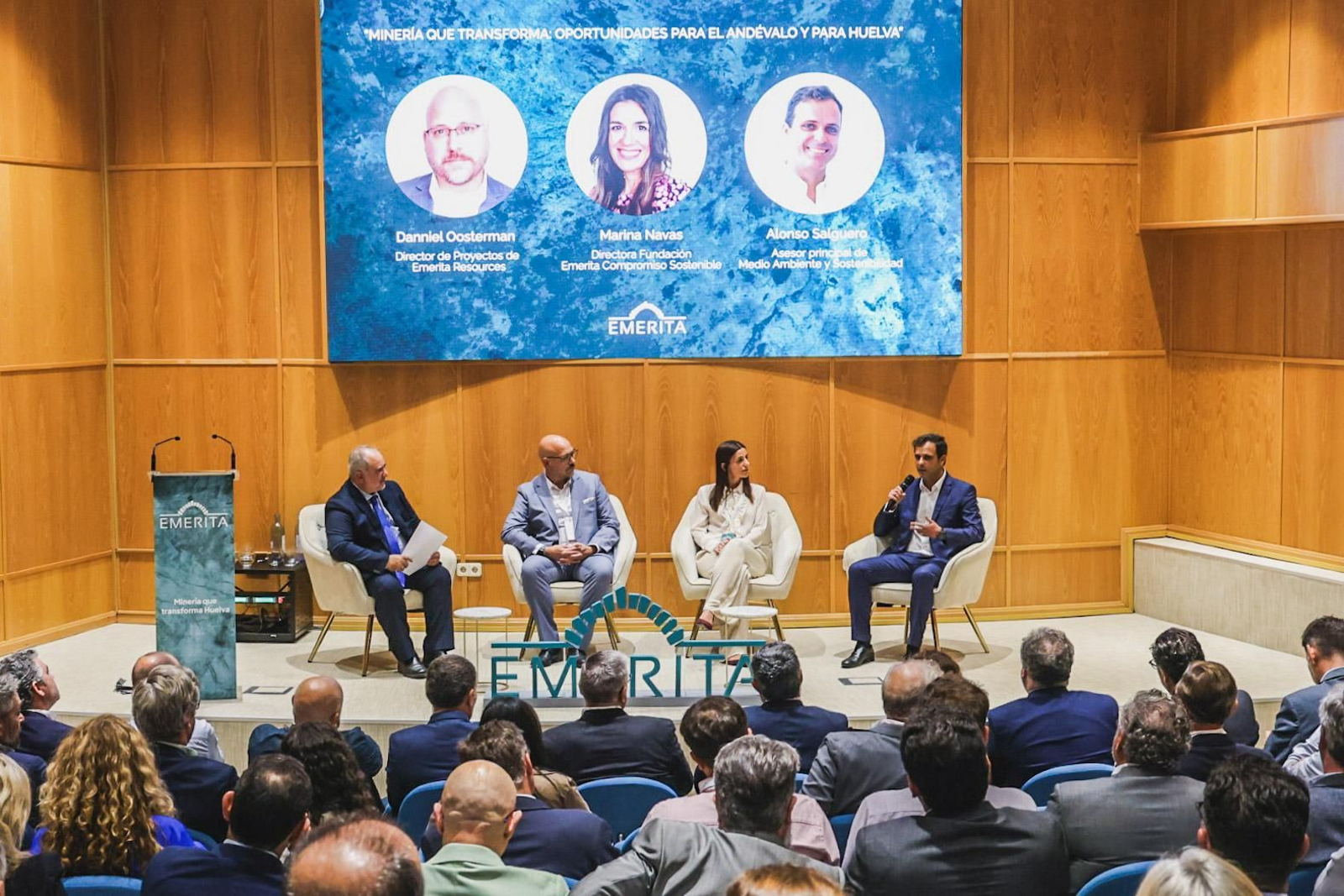 Imágenes de la presentación del proyecto de Emerita en la provincia