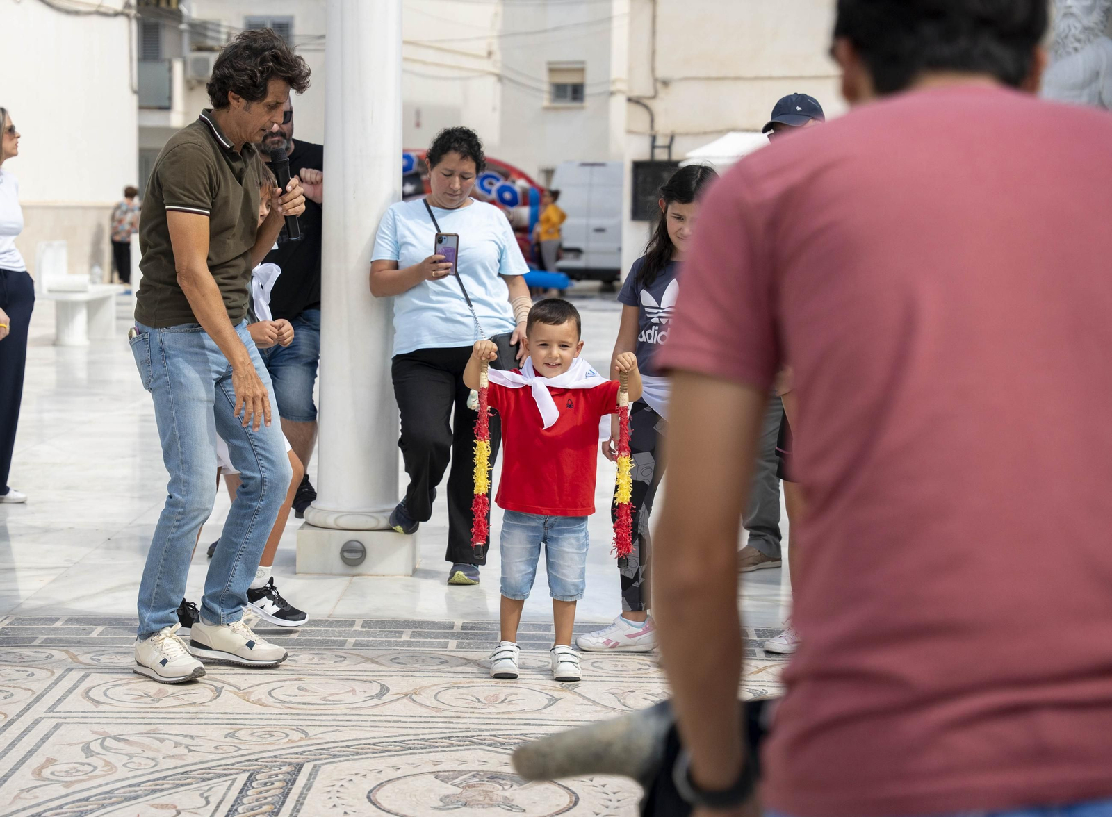 Las imágenes del taller de toros para niños y toro mecánico en Macael