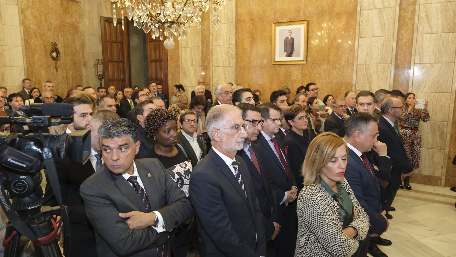 Imágenes del acto del Día de la Constitución en la Subdelegación del Gobierno de Almería