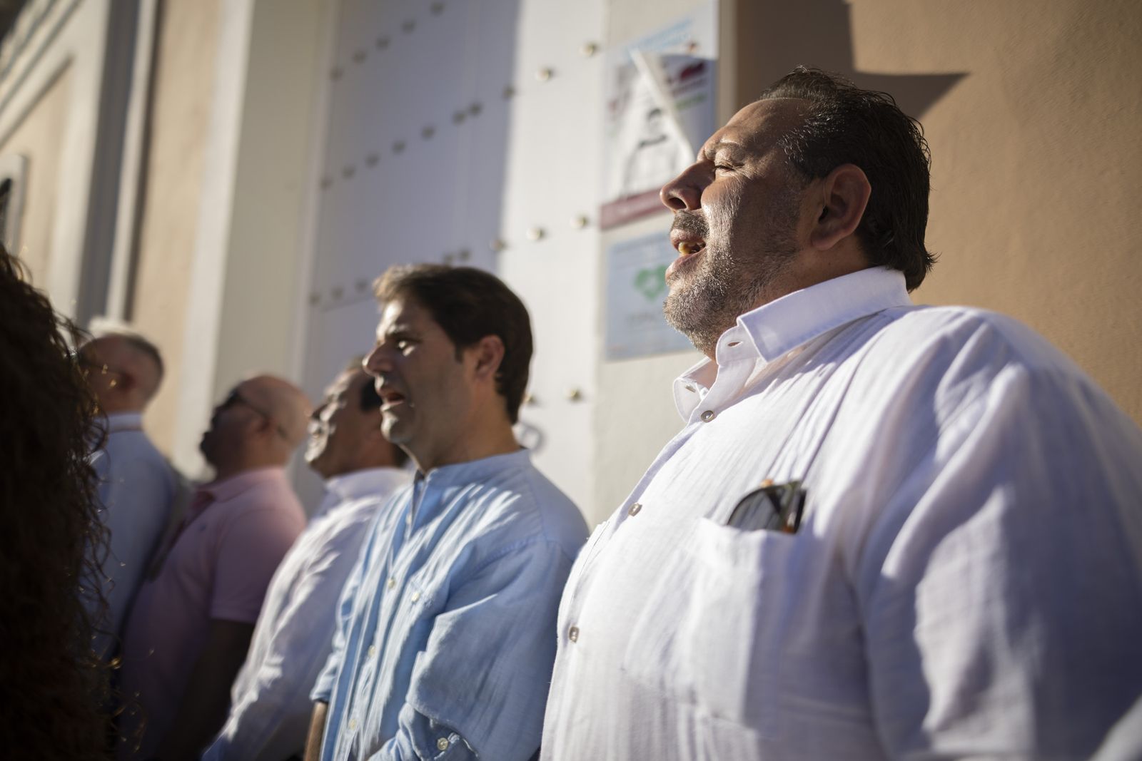 Imágenes de la salida de la Virgen de la Cinta desde la Catedral hacia el Santuario