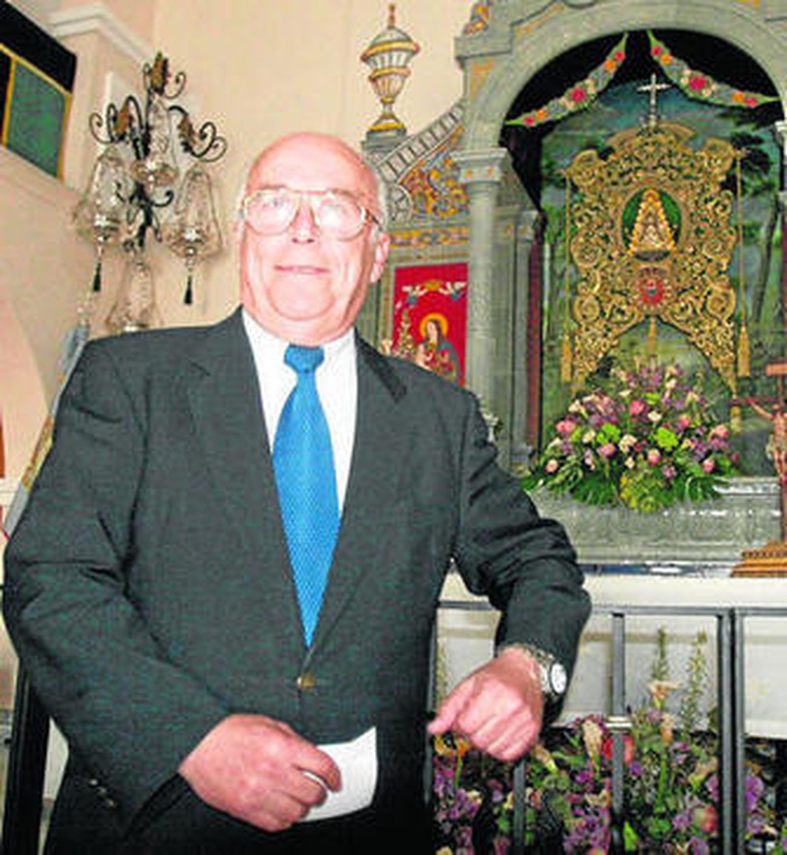 José María Ruiz Rengel, ayer, en la casa hermandad.