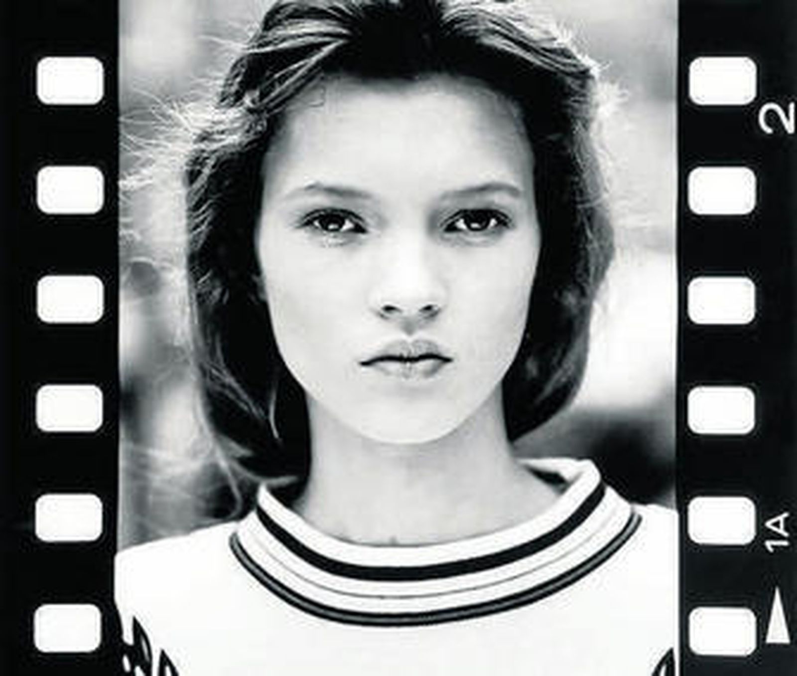 Kate Moss, con 14 años, en una foto que saldrá a subasta.