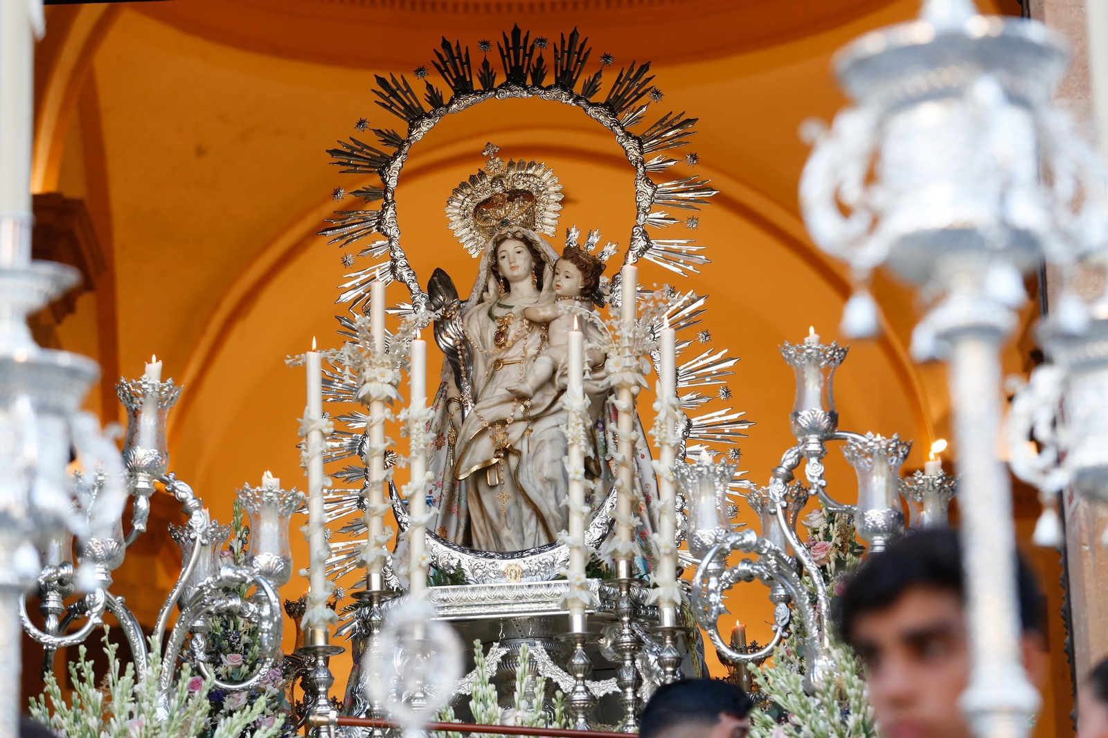 Procesión de la Virgen de la Palma, en imágenes