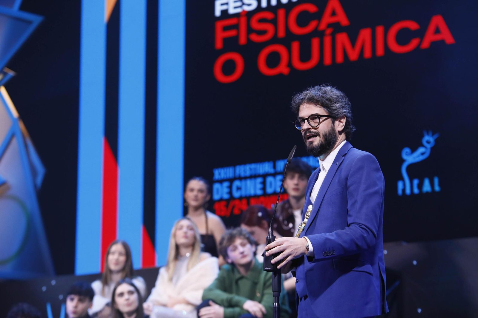 Las imágenes de la gala del Festival Internacional de Cine de Almería (Fical) con el premio 'Almería, tierra de cine' a Karra Elejalde