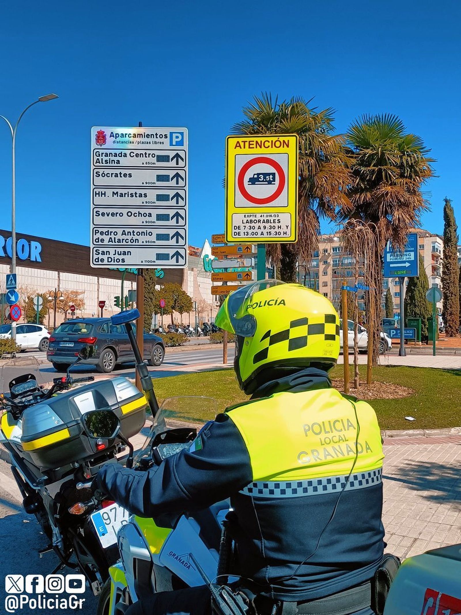 Señales ya instaladas.