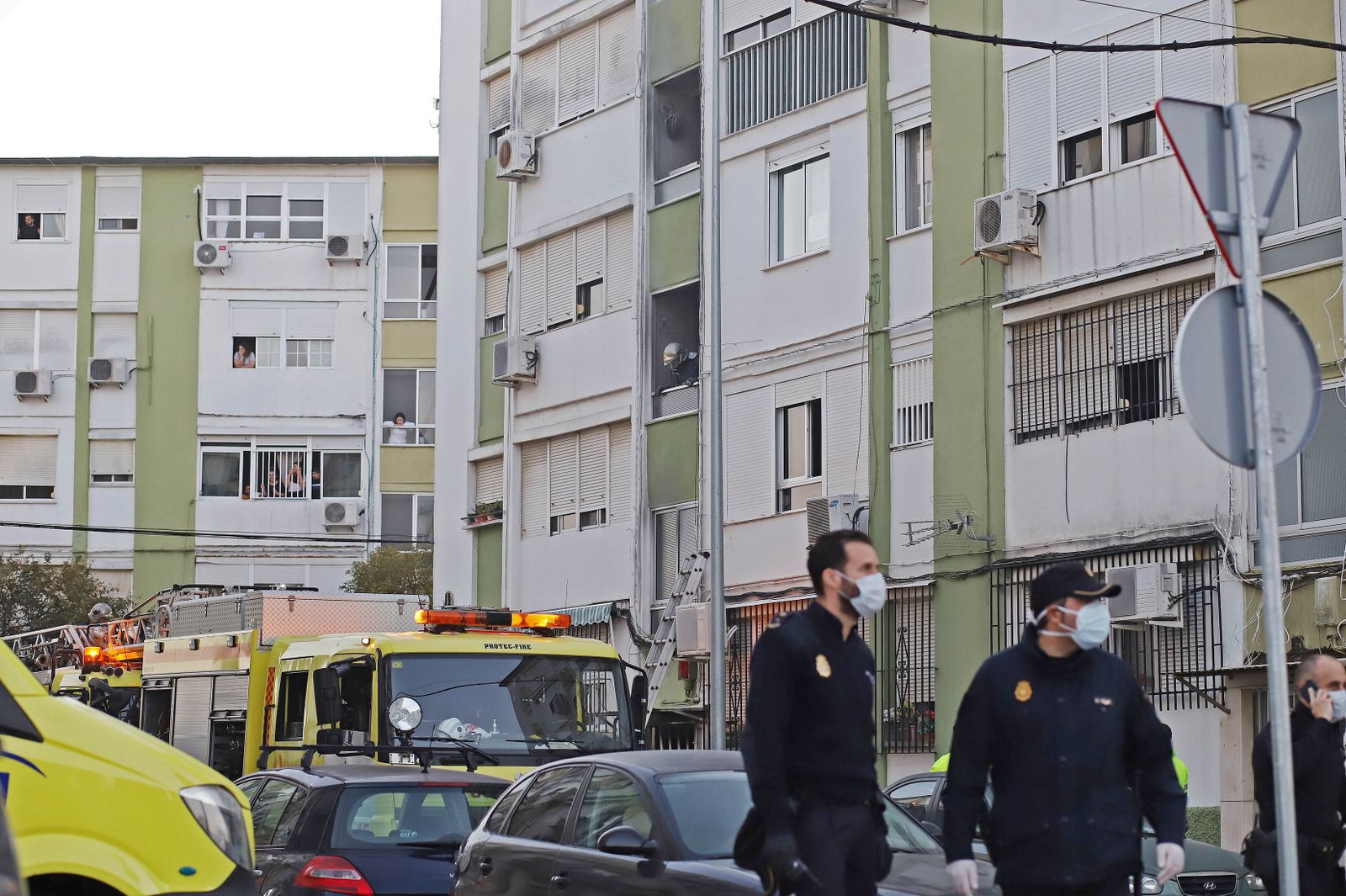 Imágenes del incendio en Santo Tomás de Aquino