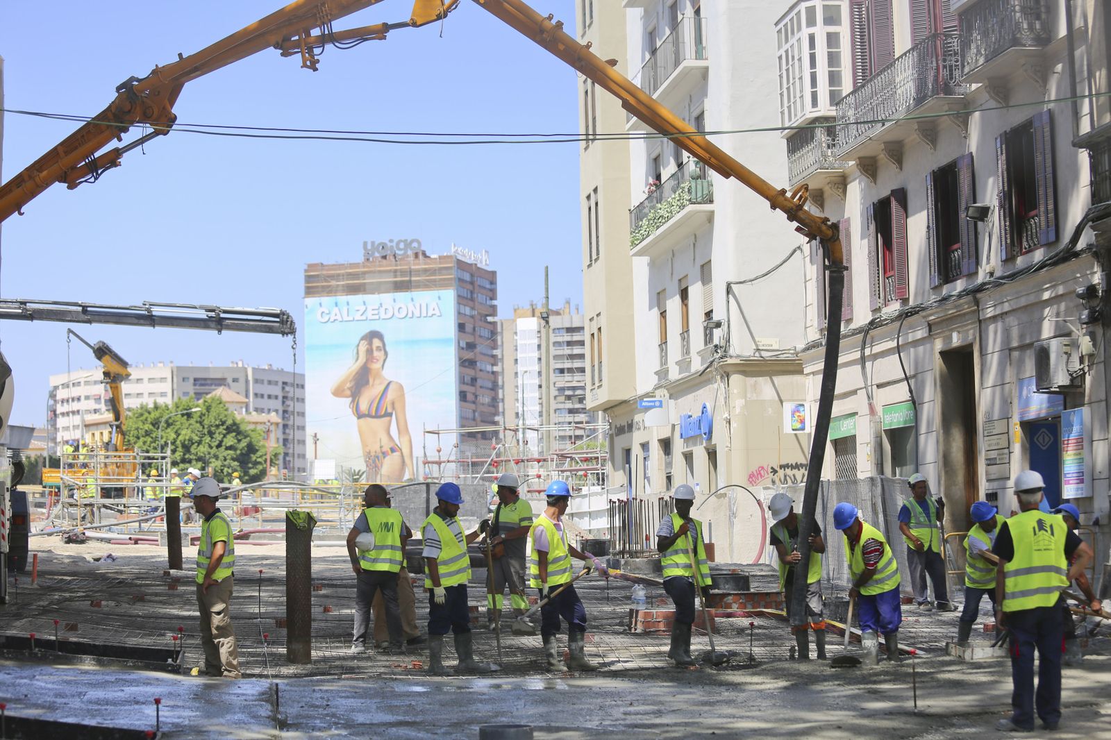 Las fotos de la peatonalización de la Alameda Principal de Málaga