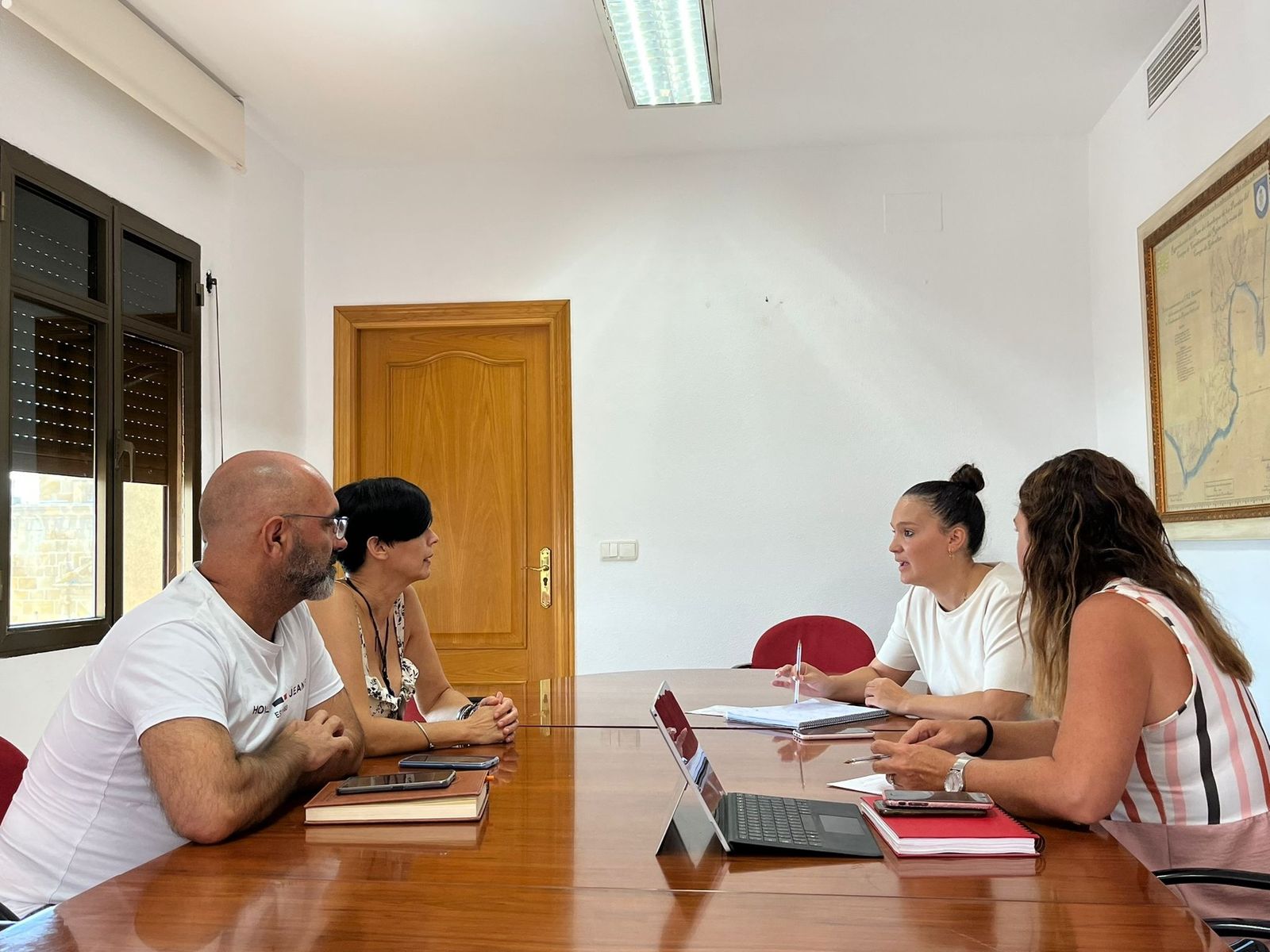 Reunión con la asociación 'Lulacris'.