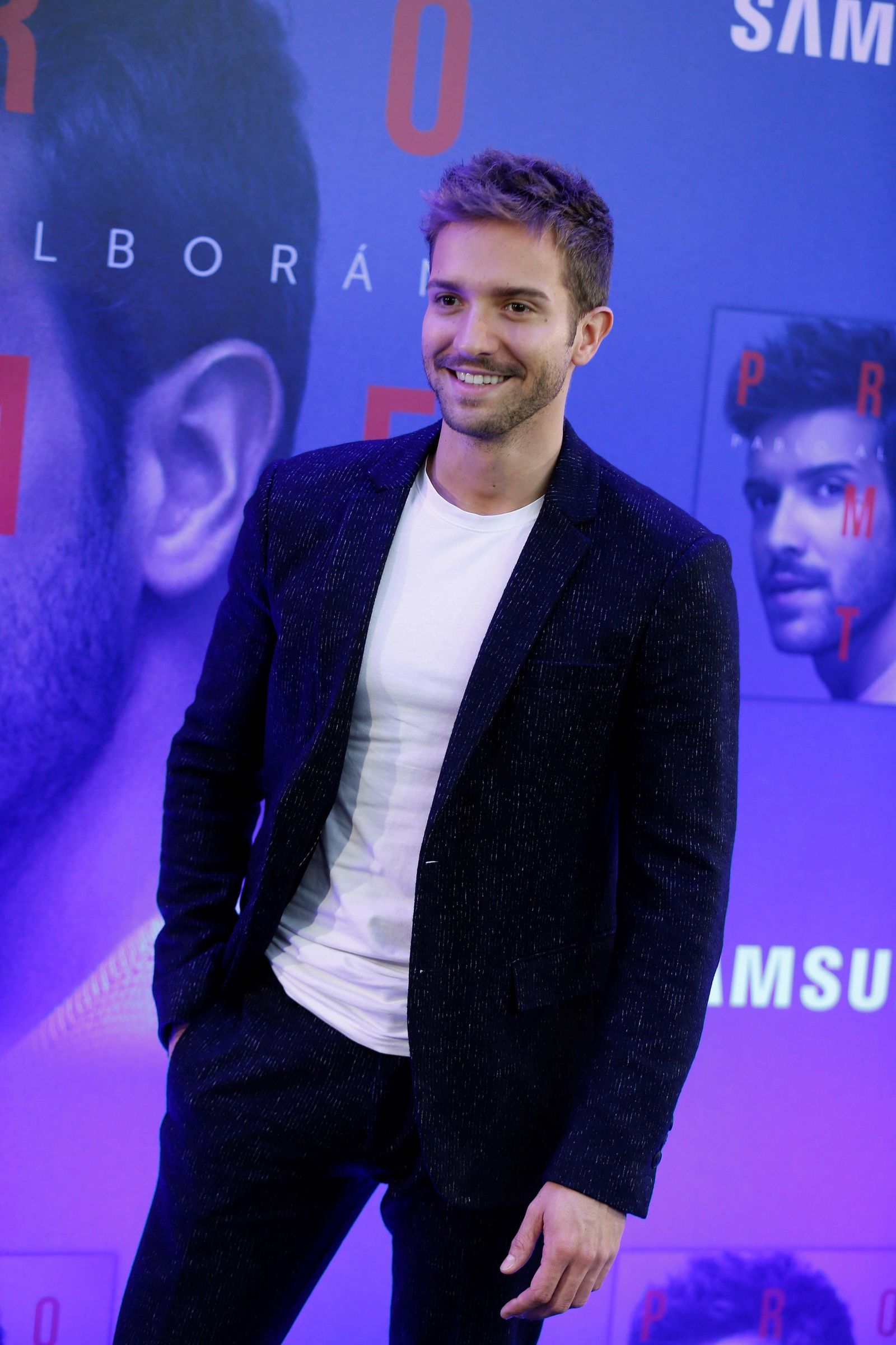 Pablo Alborán, en la presentación en Madrid de 'Prometo'.