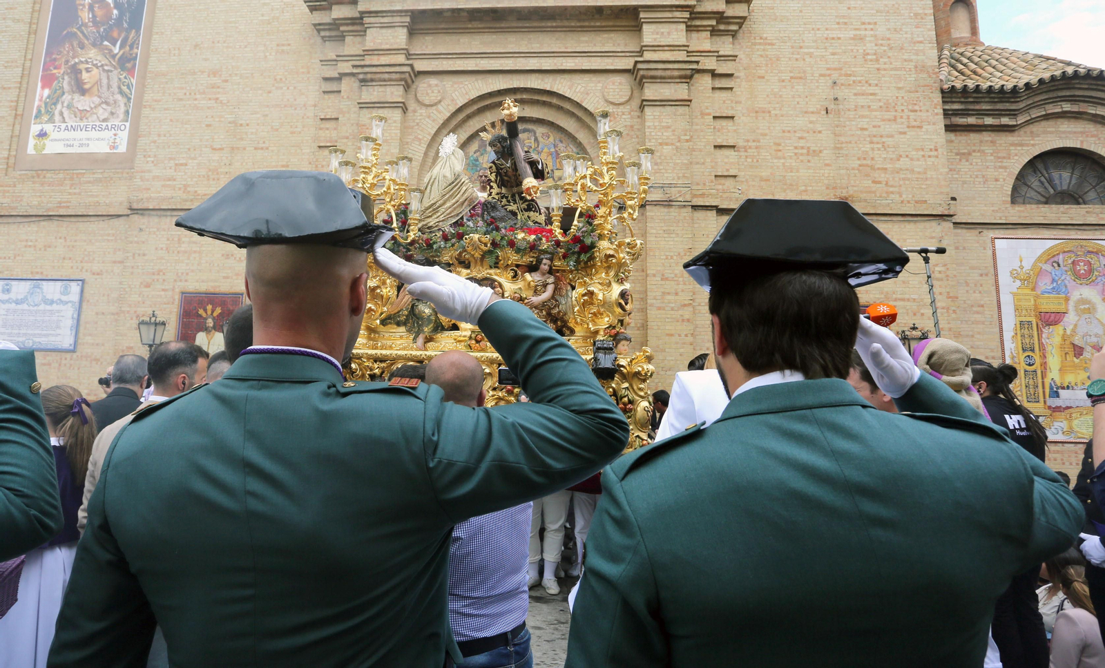 Imágenes de las Tres Caídas en el Lunes Santo 2019