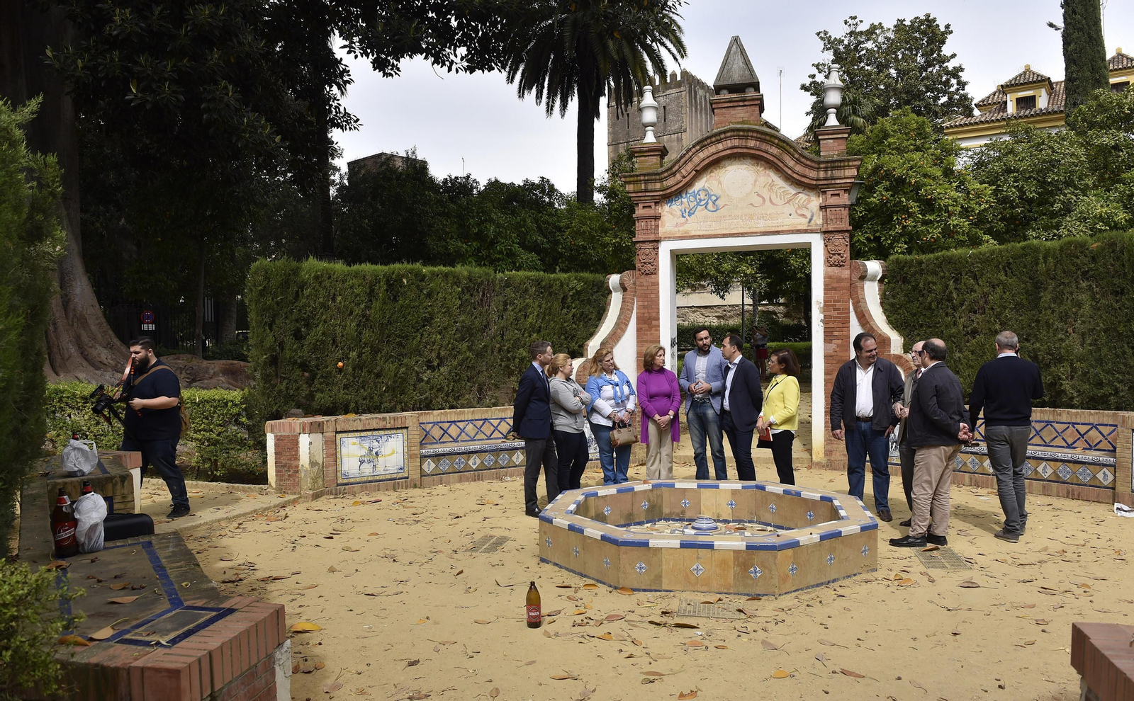 El estado de los Jardines de Murillo, en imágenes