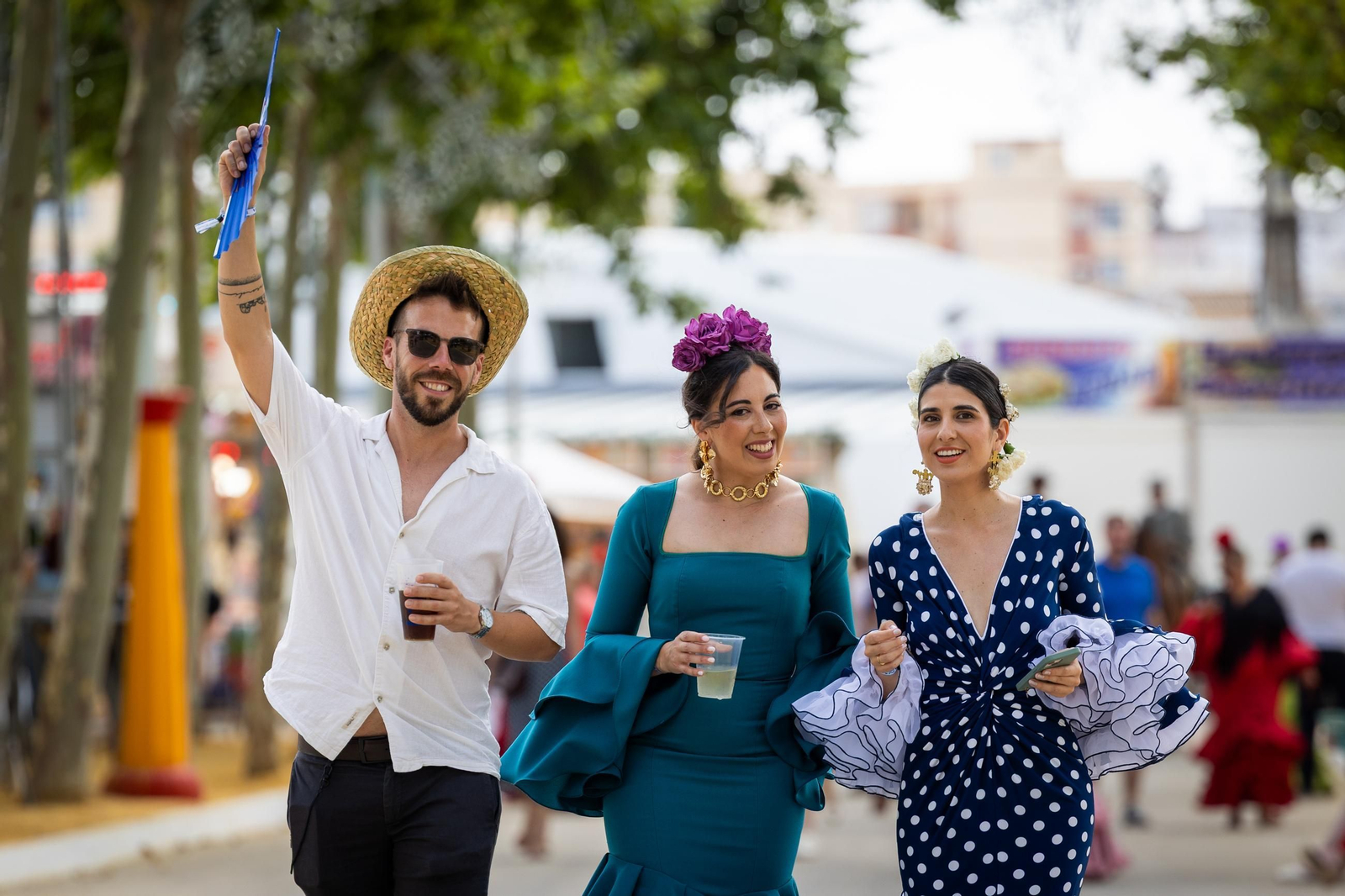 Búscate en las imágenes del sábado de la Feria de Puerto Real 2025
