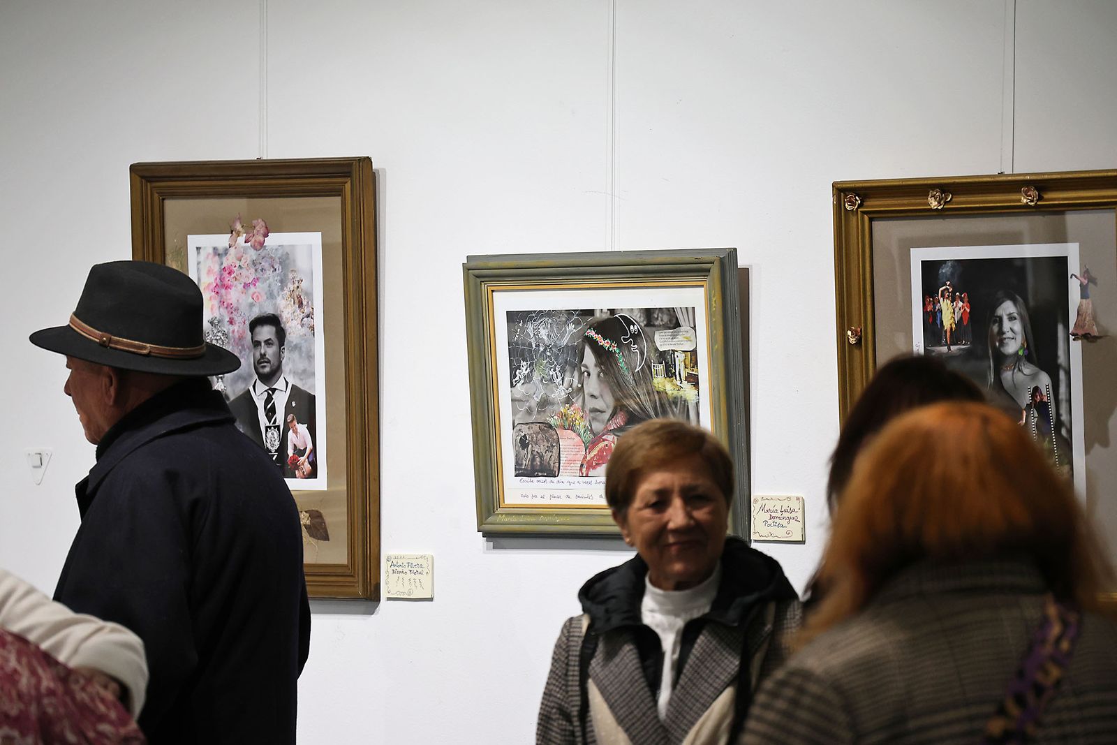 Fotografías de la inauguración de la exposición ‘Amigos’ de Antonia María Peralto