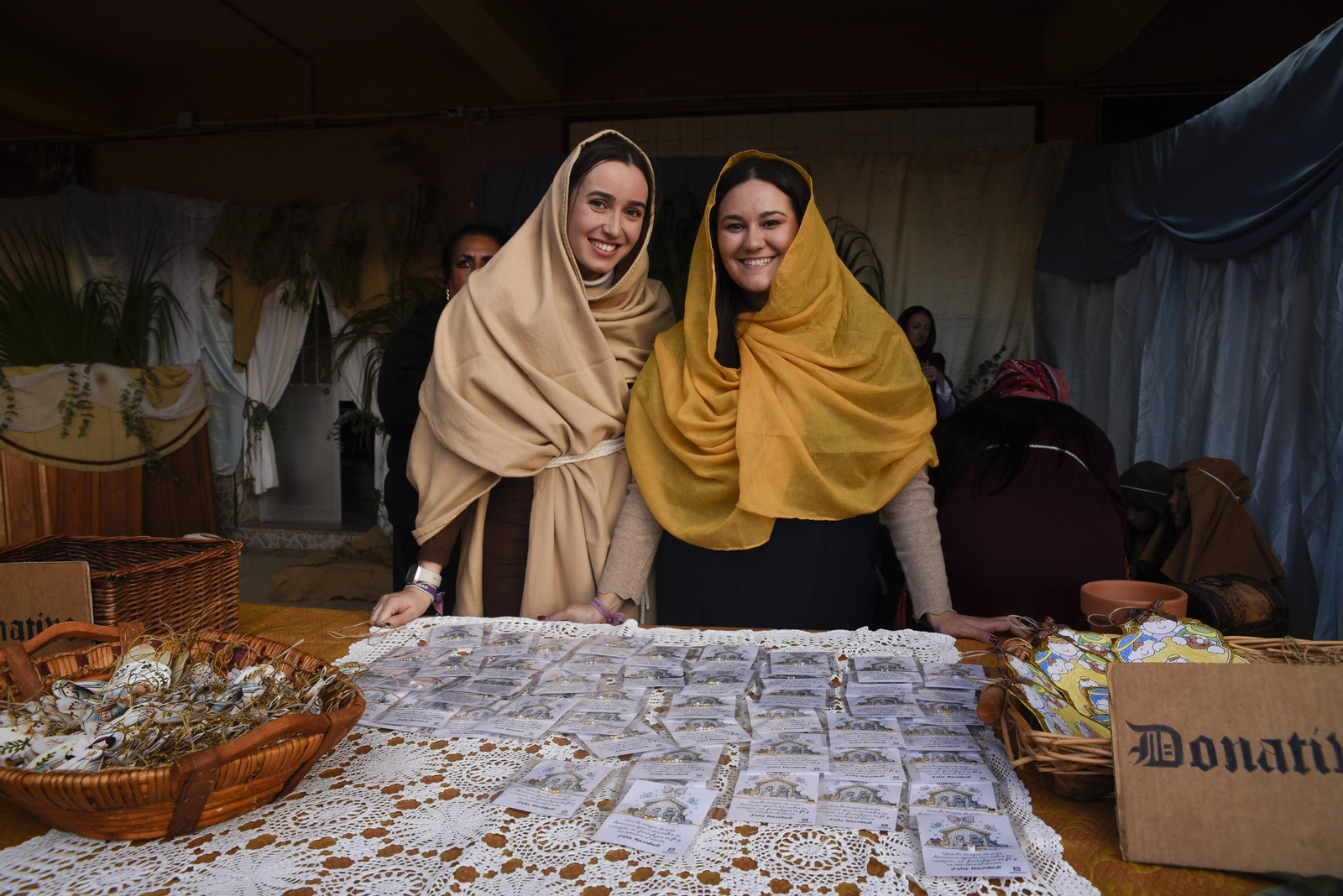 Fotos del belén viviente del Colegio Salesianos de La Línea