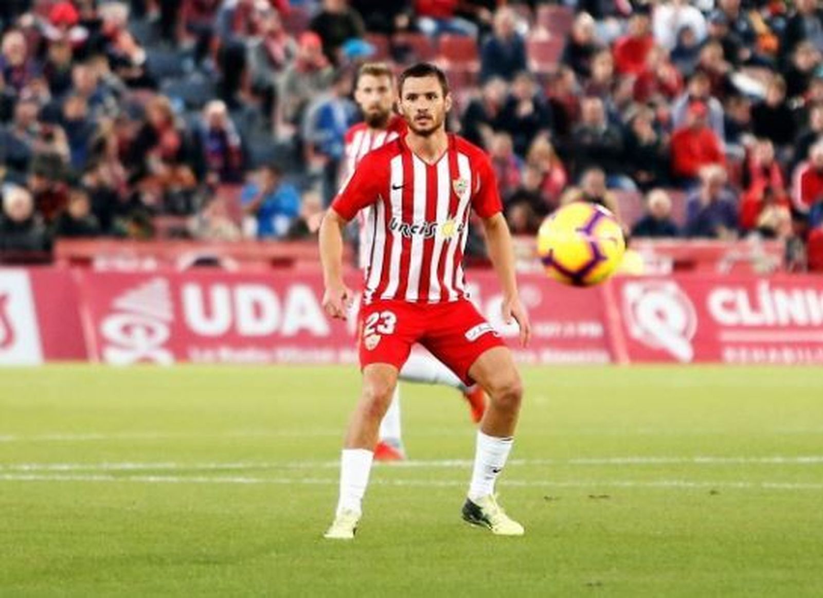 Arzura, en un partido.