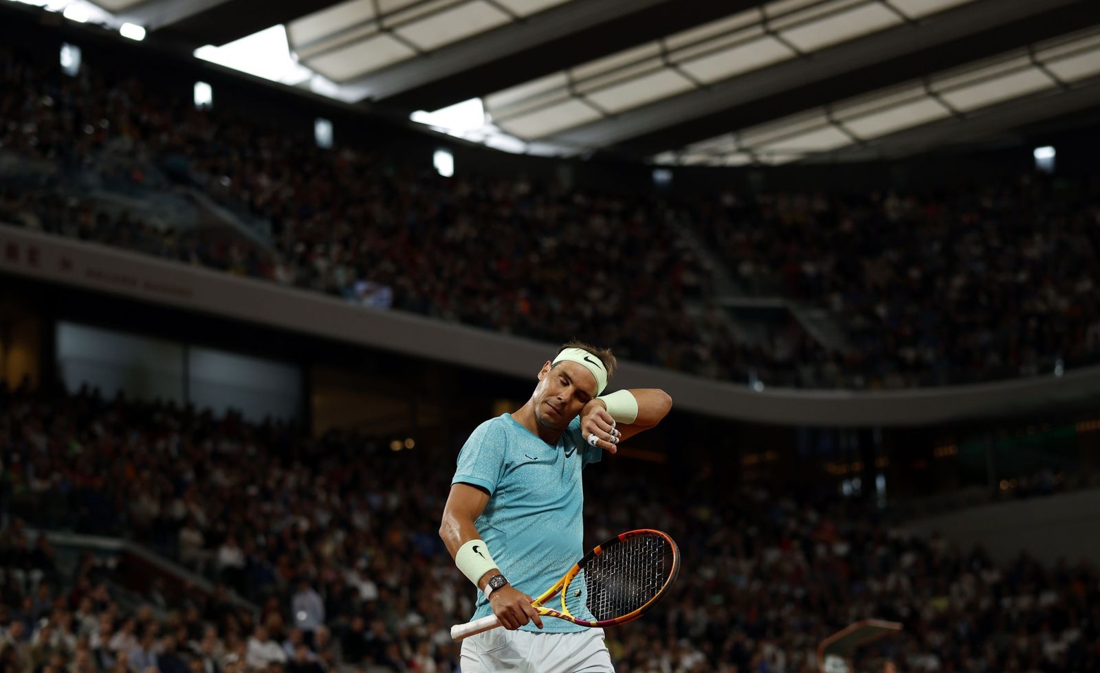 Las fotos del adiós de Nadal en Roland Garros